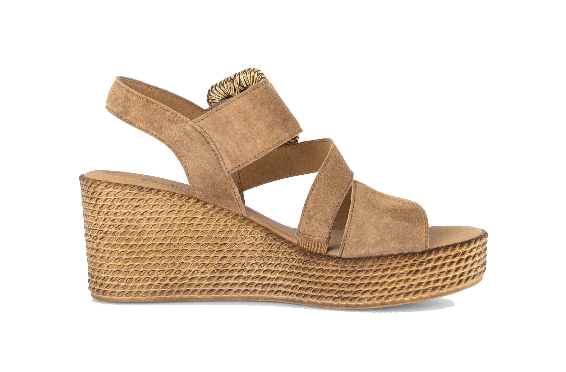 Damen-Keilsandalette '84.771.14' – braun