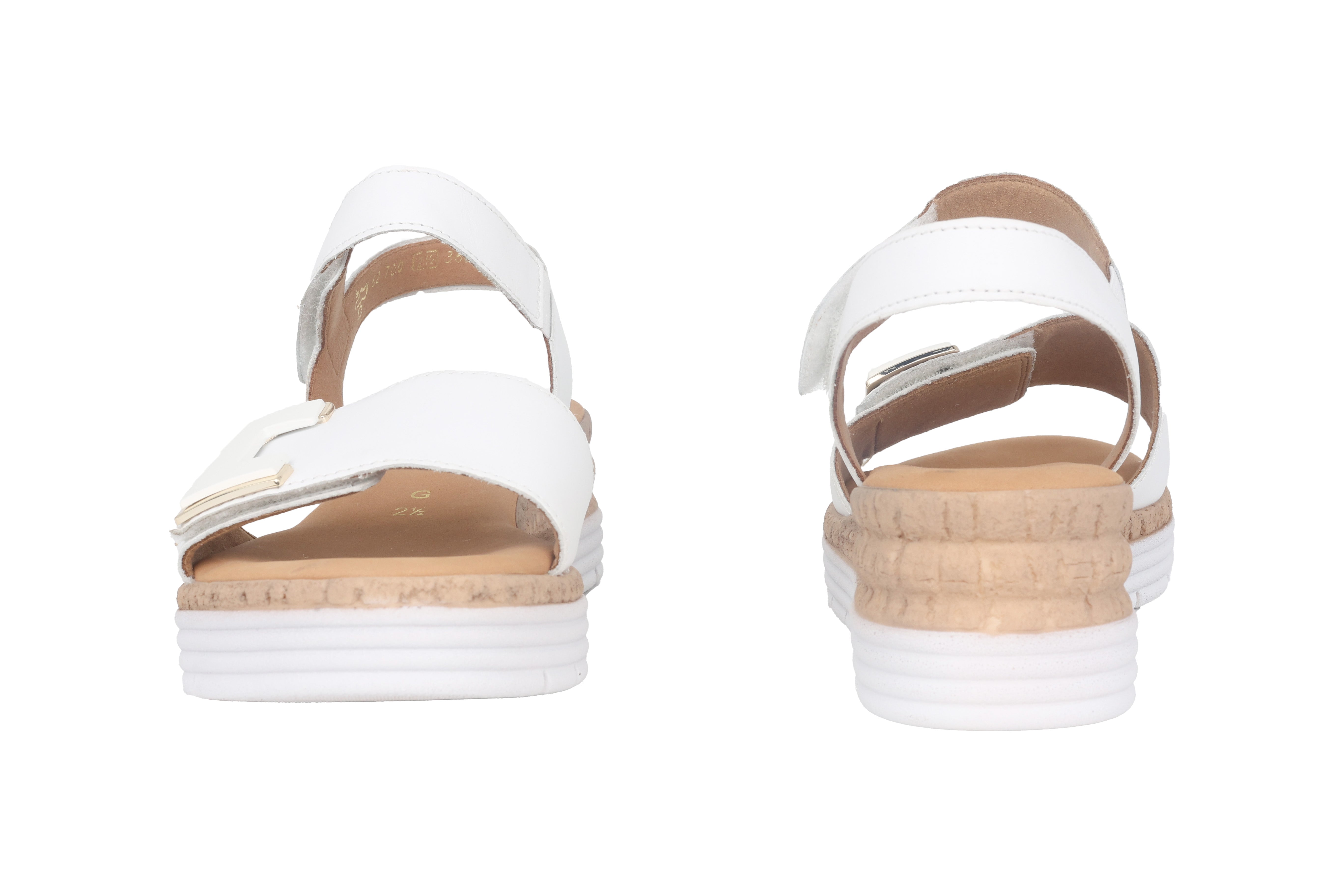 '62.700.50' damesandal - hvid