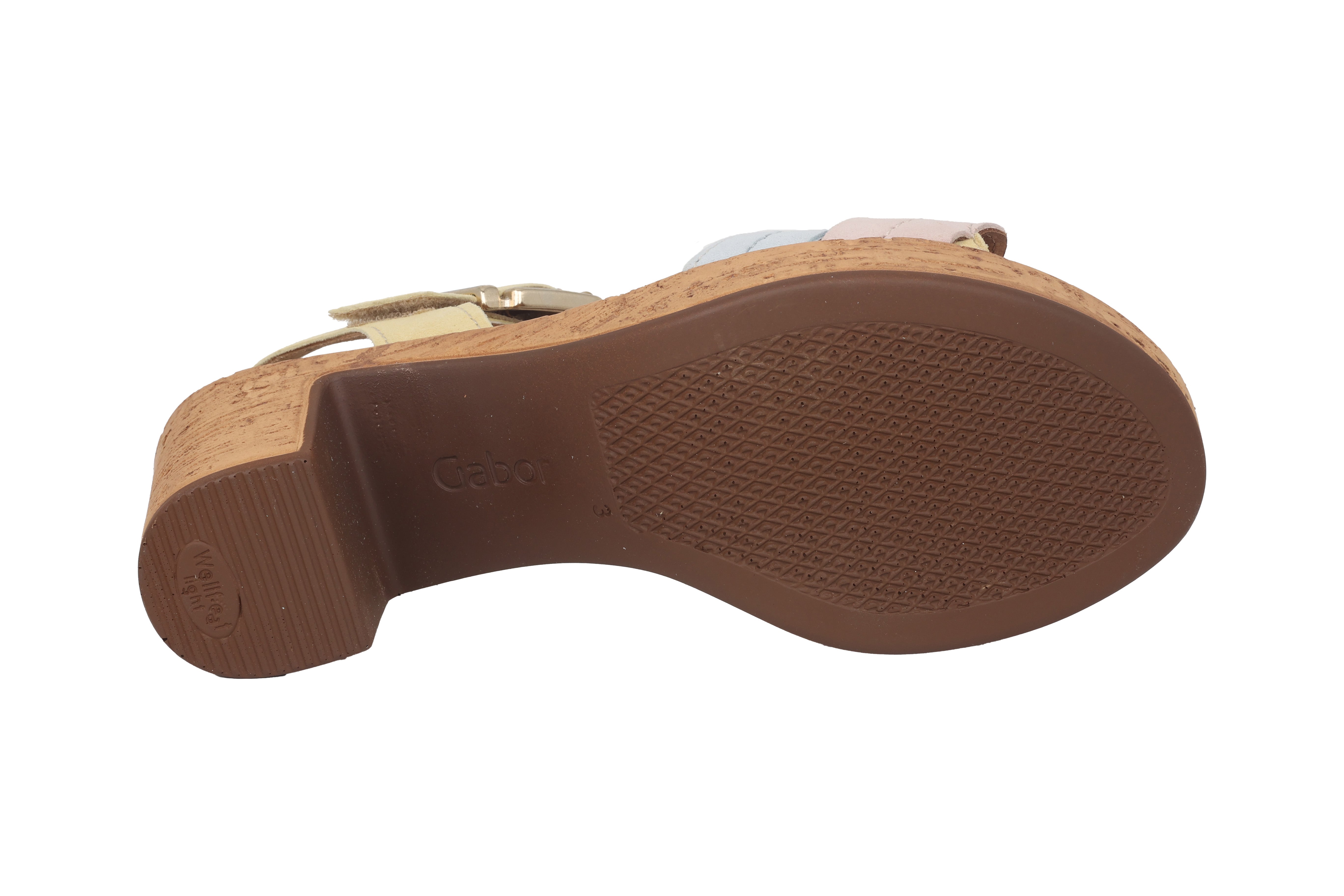 Sandale pour femme '24.763.10' - Mélange jaune