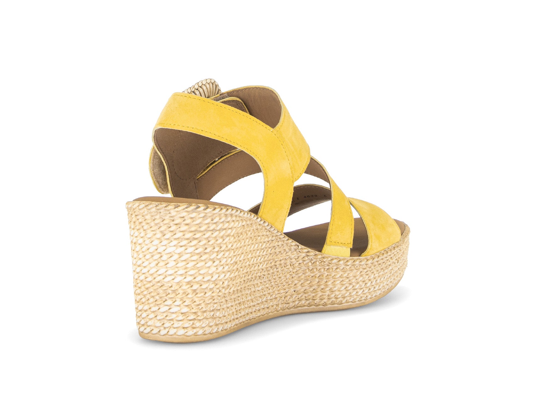 Damen-Keilsandalette '84.771.13' – Gelb