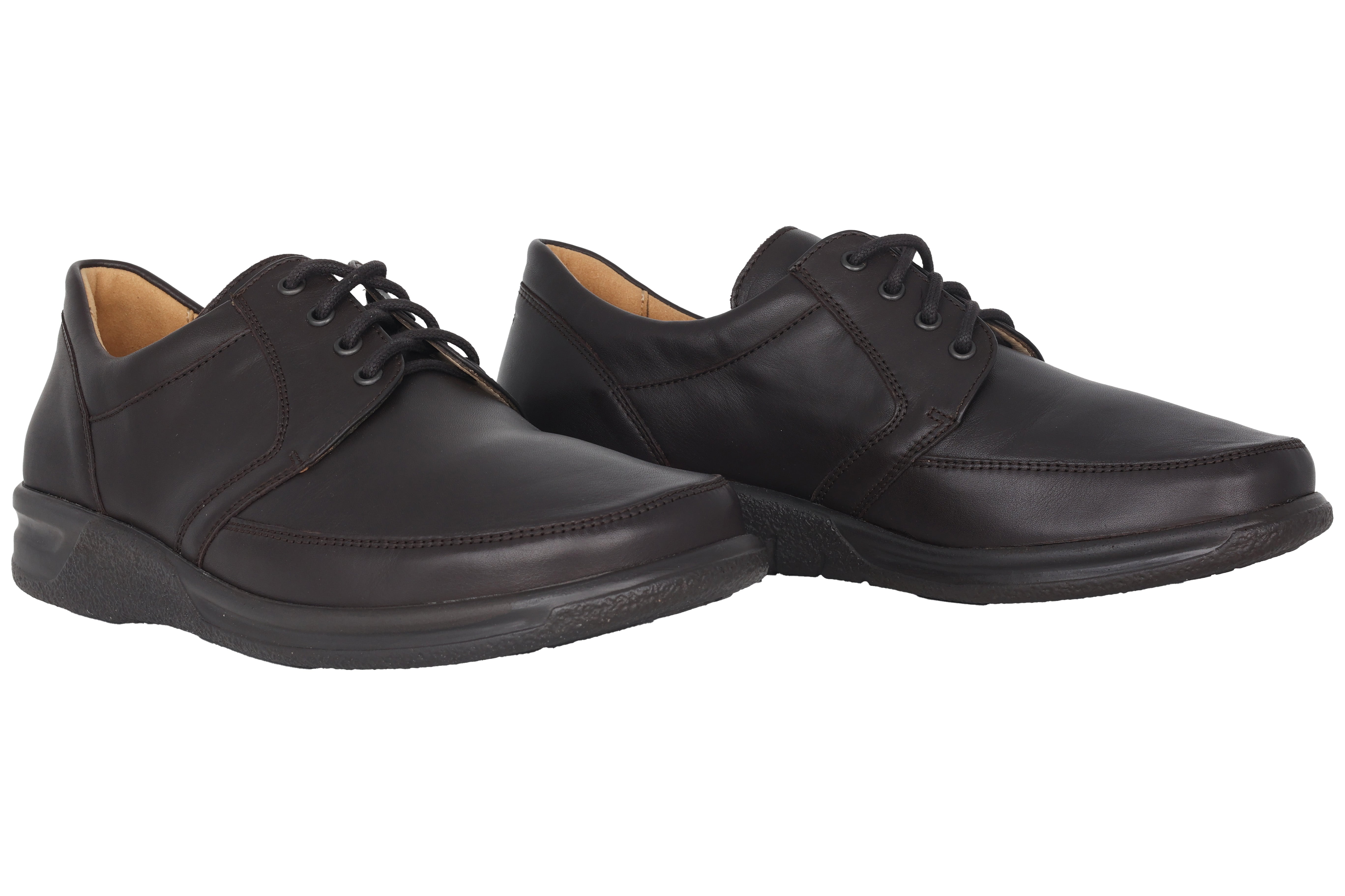 'Kurt' men's very wide (K) lace-up shoe - brown