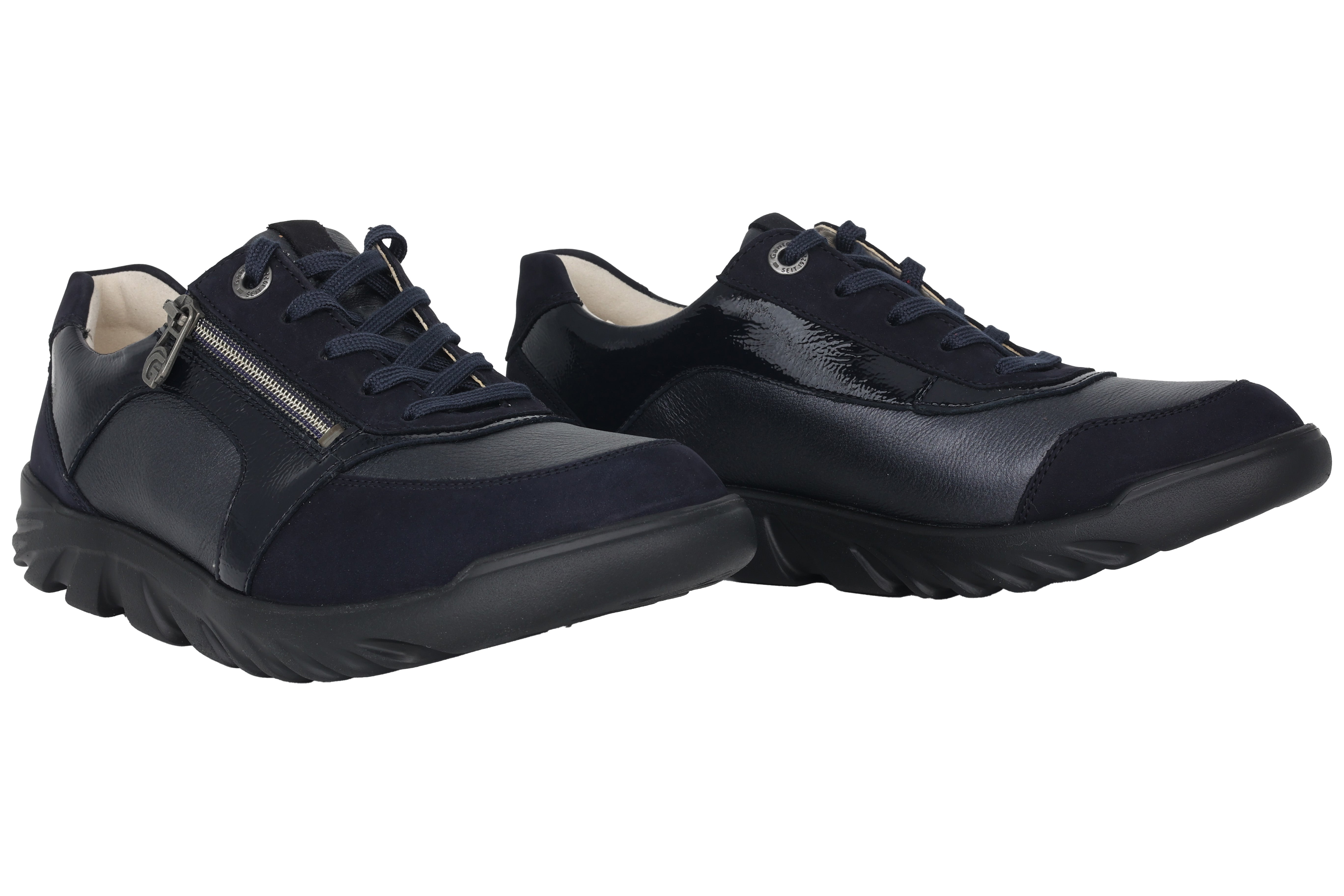 Baskets de marche à roulettes 'Haylie' pour femmes, coupe large (H) - Bleu