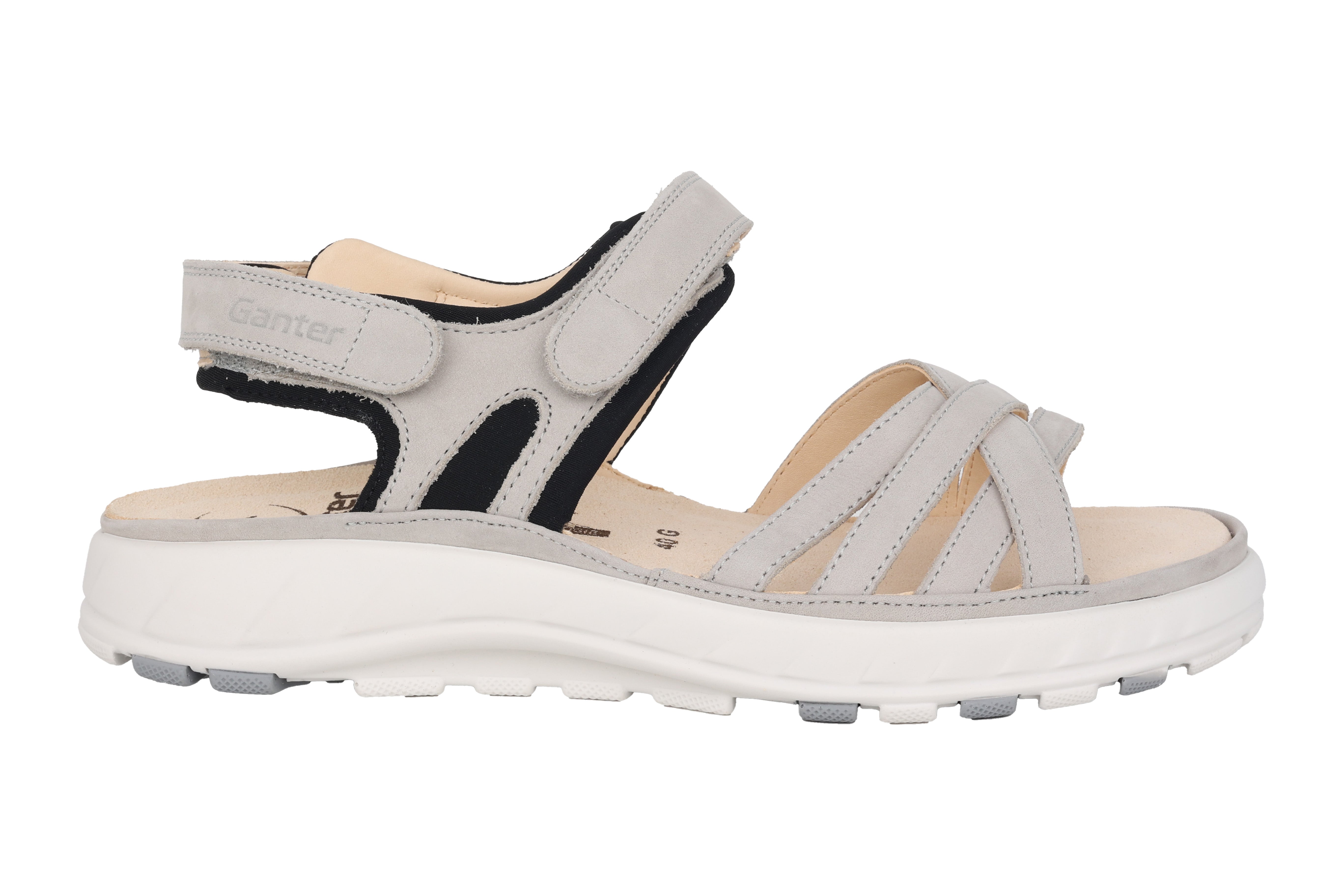 Orthopädische Damensandale 'Geva G' – Grau