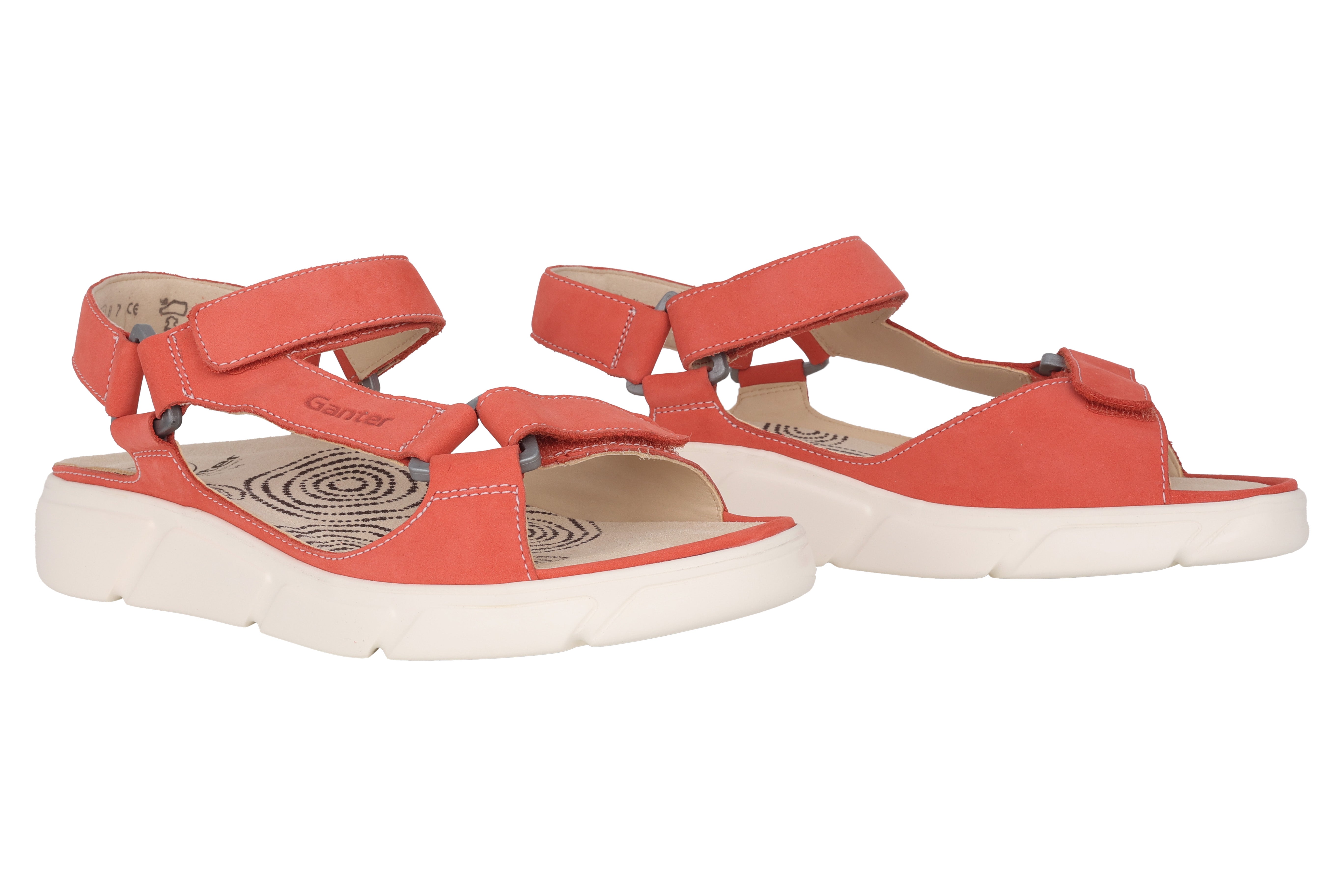 Weite Damensandale 'Halina' (H) - Rot