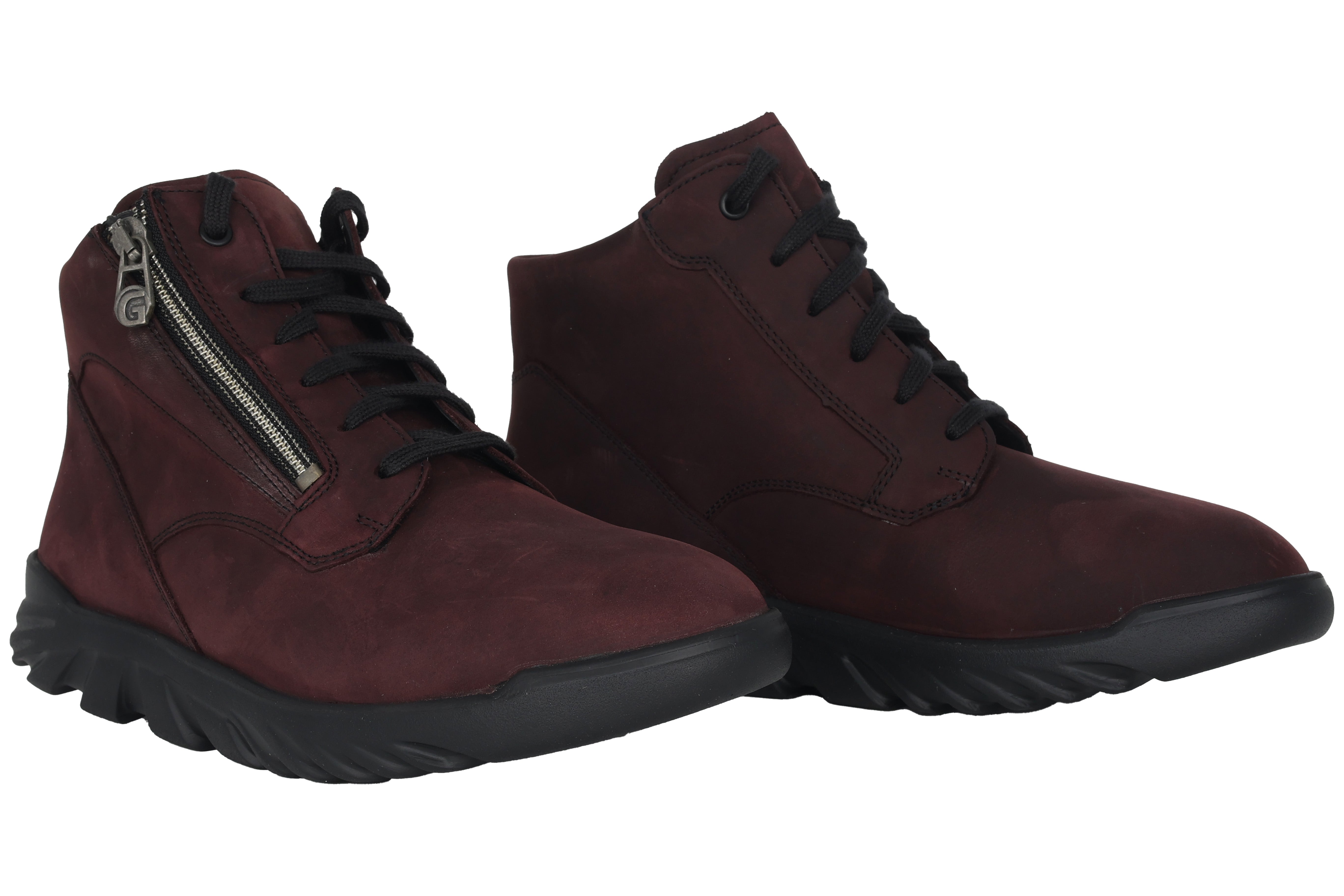 Botte de marche roulante 'Haylie' pour femmes, coupe large (H) - Rouge