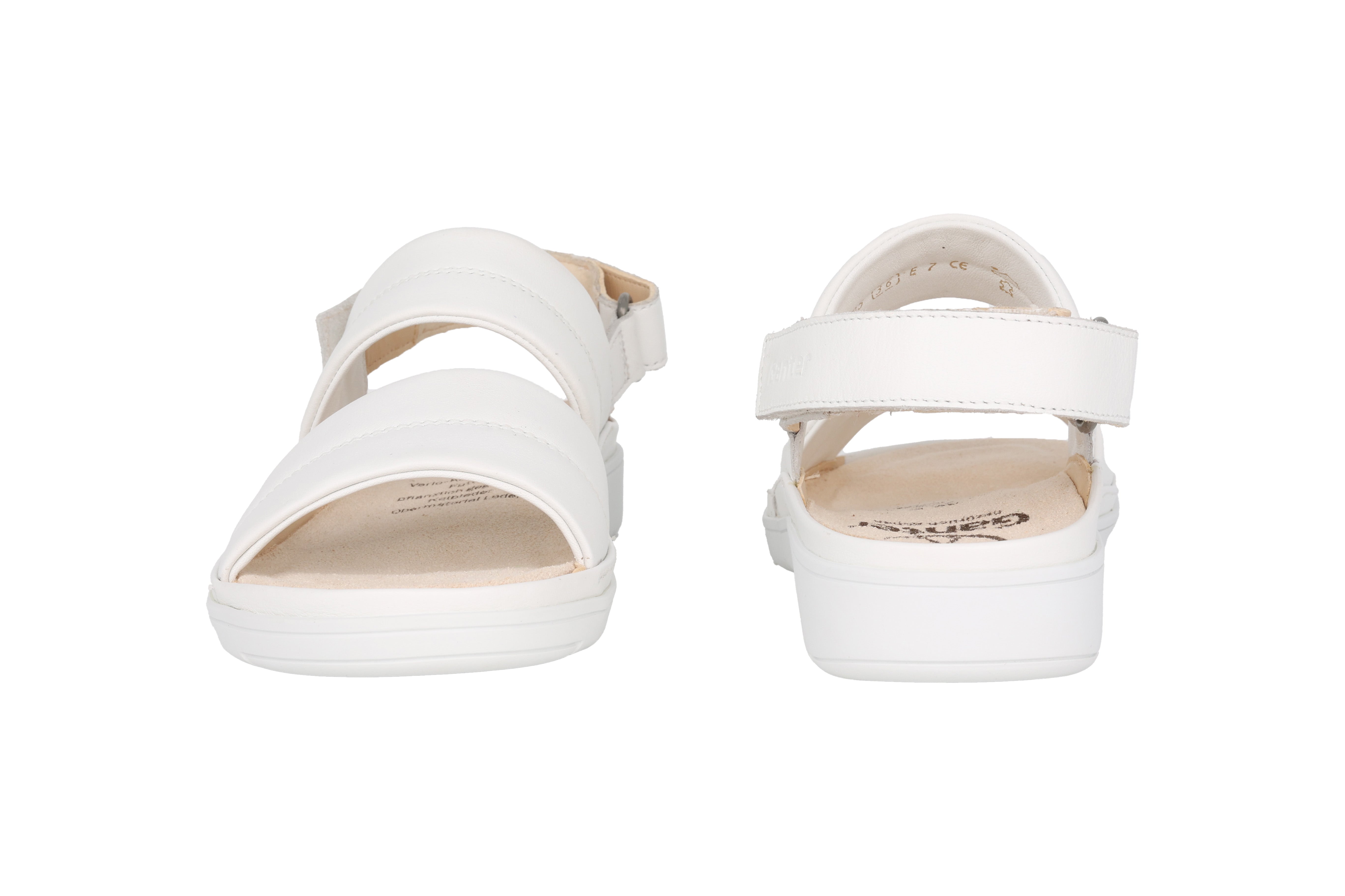 Damensandale 'Evi' mit schmaler Passform (E) - Weiß