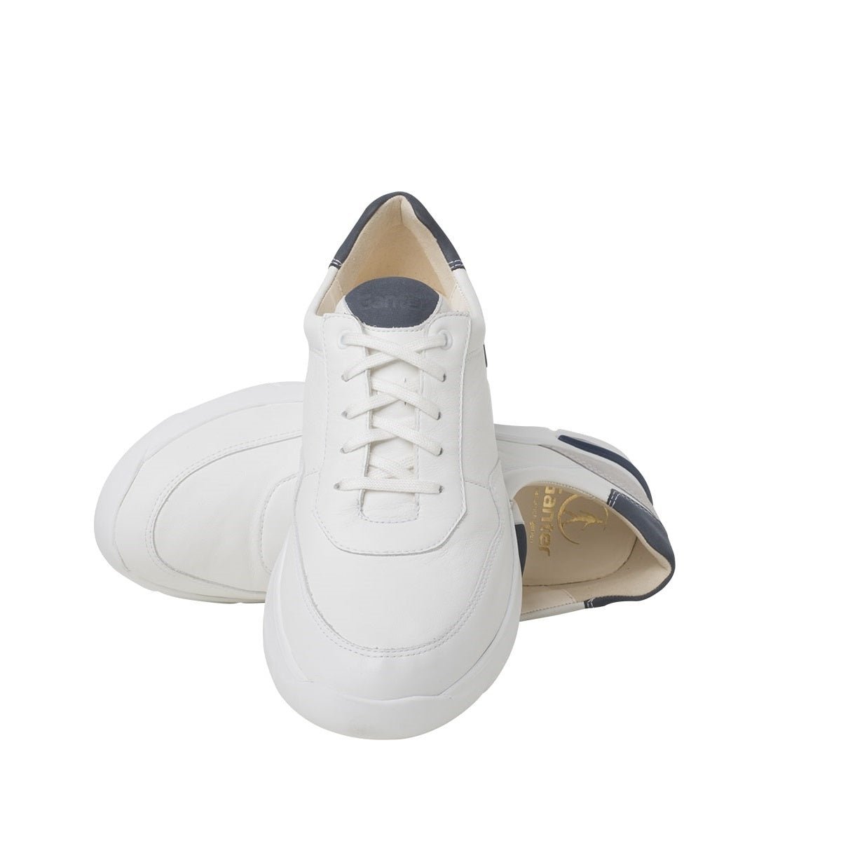 'George' men's rolling walking rolling sneaker - White - Chaplinshoes'George' men's rolling walking rolling sneaker - WhiteGanter