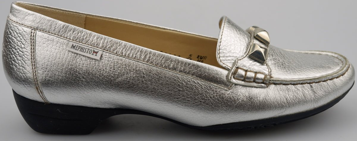 Damesloafer 'GONDA' - zilver - ChaplinshoesDamesloafer 'GONDA' - zilverMephisto