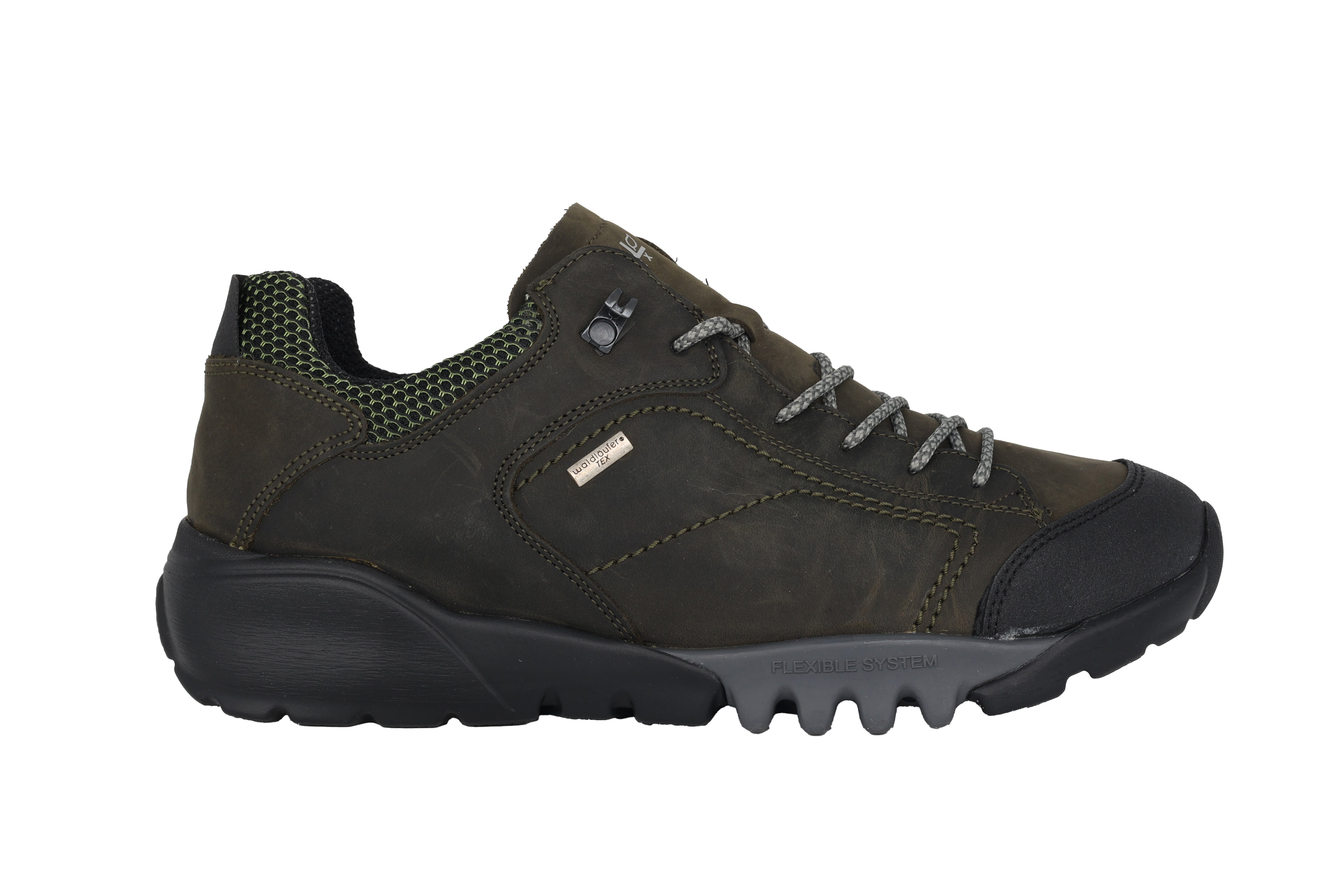 'H-Fritz' mænds bred pasform (H) vandtætte vandresko med snørebånd - Grå