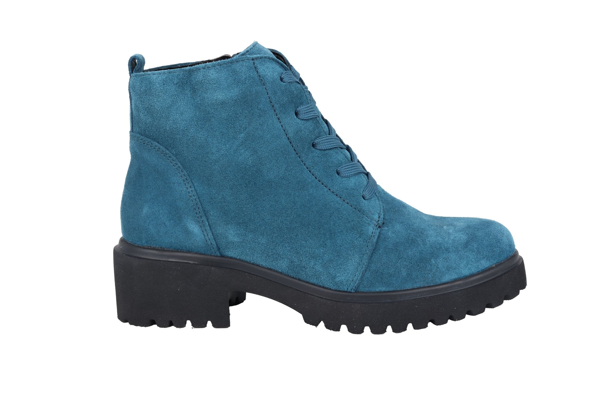 'H - Luise' women's wide fit (H) ankle boot - blue - Chaplinshoes'H - Luise' women's wide fit (H) ankle boot - blueWaldläufer