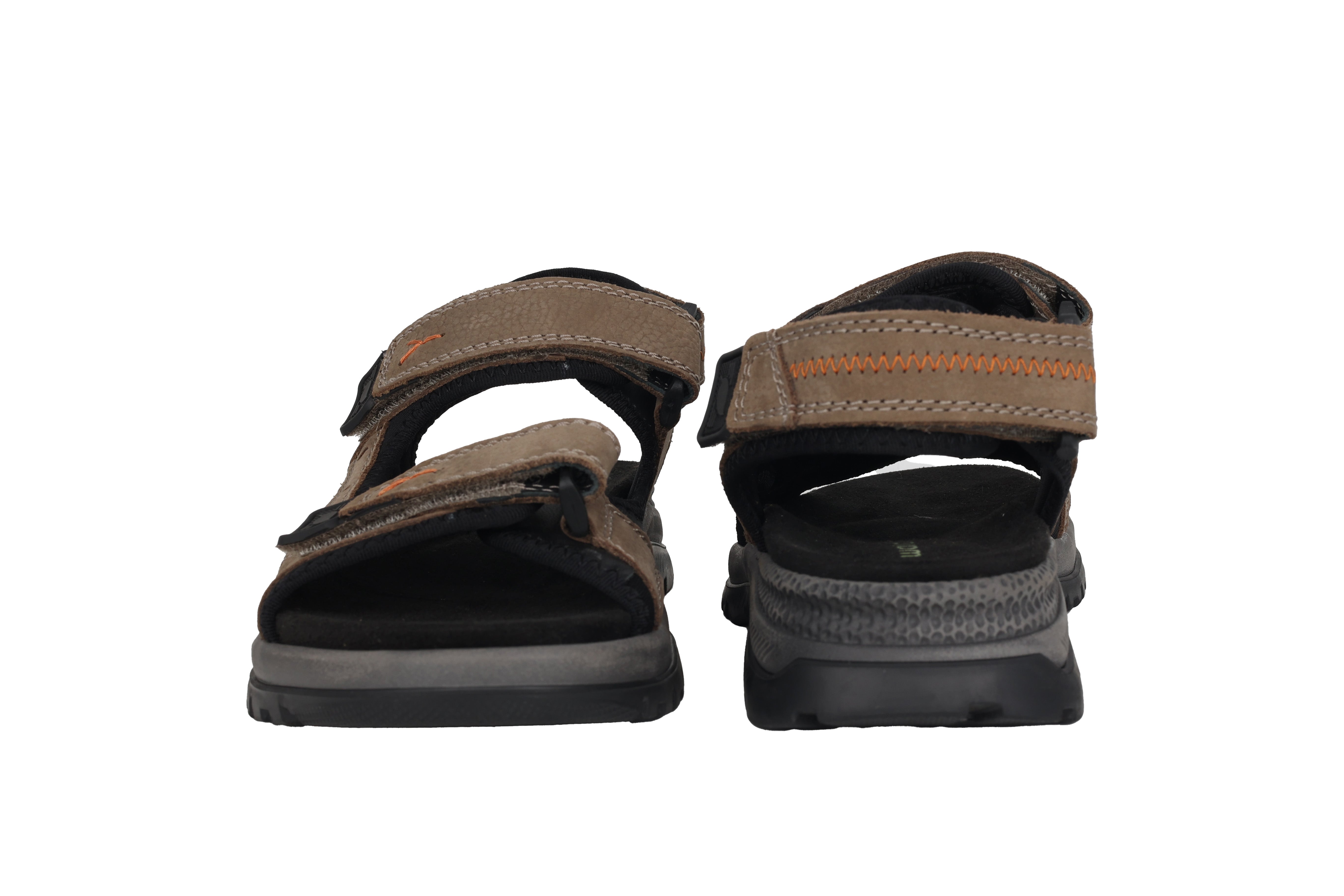 'H-Taro' pánské sandály širokého střihu (H) - hnědé