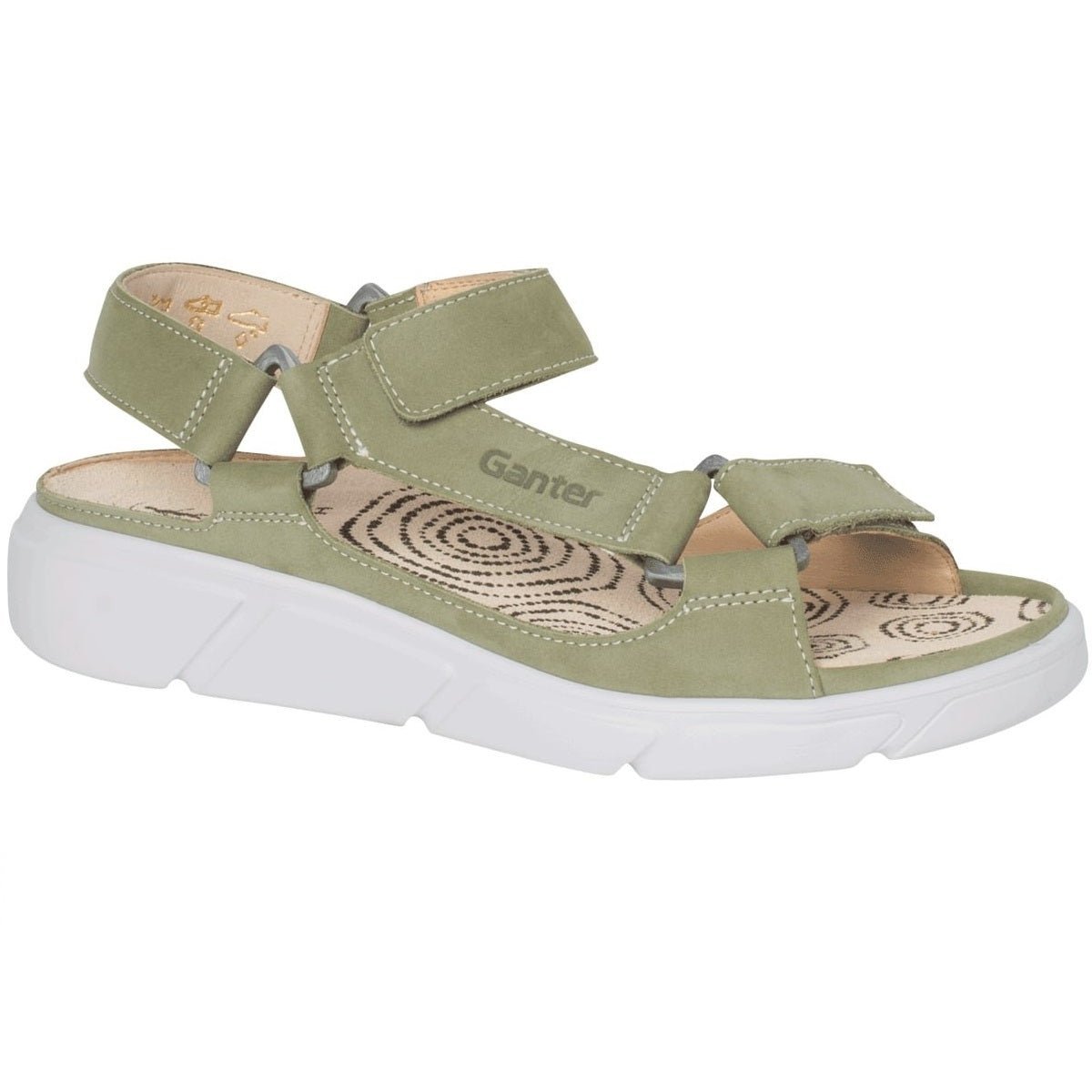 'Halina' women's wide fit (H) sandal - green - Chaplinshoes'Halina' women's wide fit (H) sandal - greenGanter