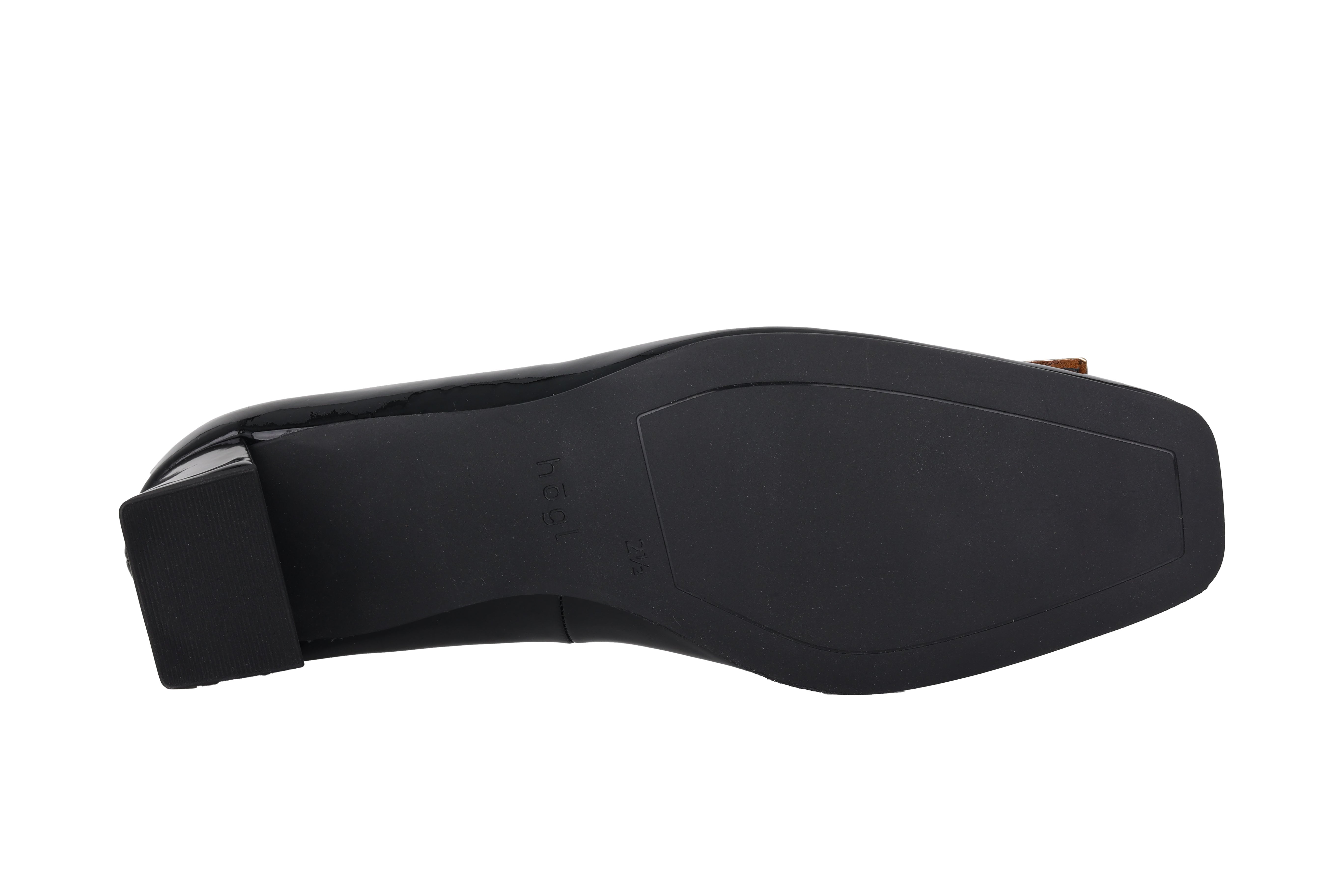 'Hannah' women's pump - Black patent