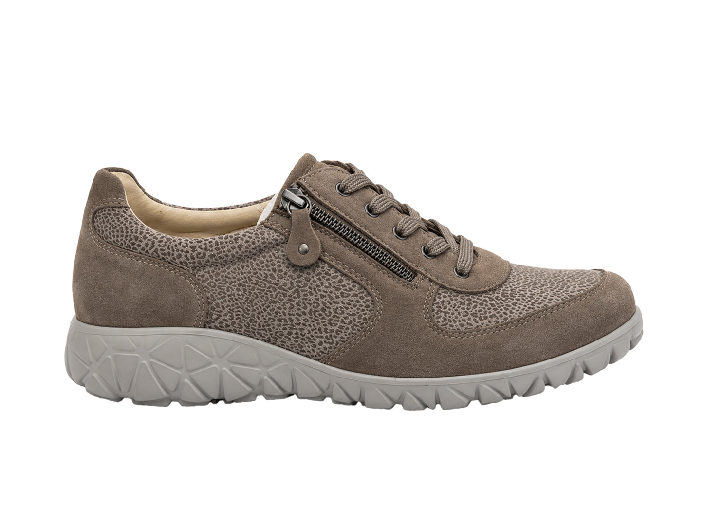 'Havy Soft' sneakers med bred pasform (H) til kvinder - taupe