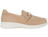 'Heike' damesmocassin met brede pasvorm (H) - beige - Chaplinshoes'Heike' damesmocassin met brede pasvorm (H) - beigeGanter
