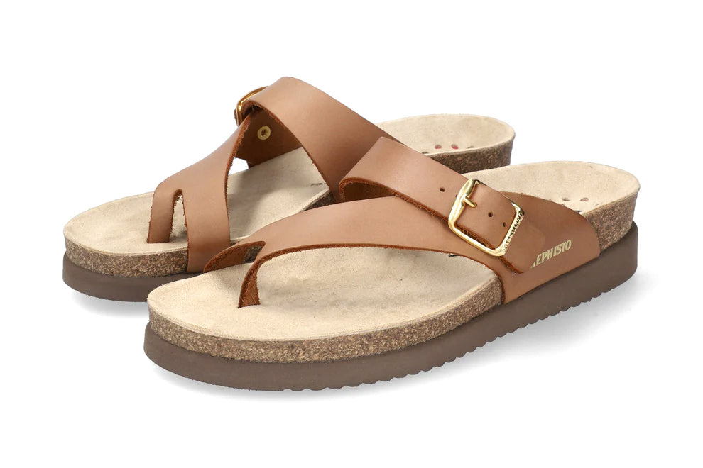 'Helen' sandal til kvinder - kamelbrun