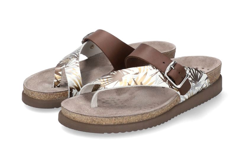 Dámské sandály na špičce 'Helen Mix' - hnědý mix - ChaplinshoesDámské skluzavky na špičce 'Helen Mix' - hnědý mixMephisto