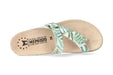 'Helen' women's thong sandal - Green mix - Chaplinshoes'Helen' women's thong sandal - Green mixMephisto
