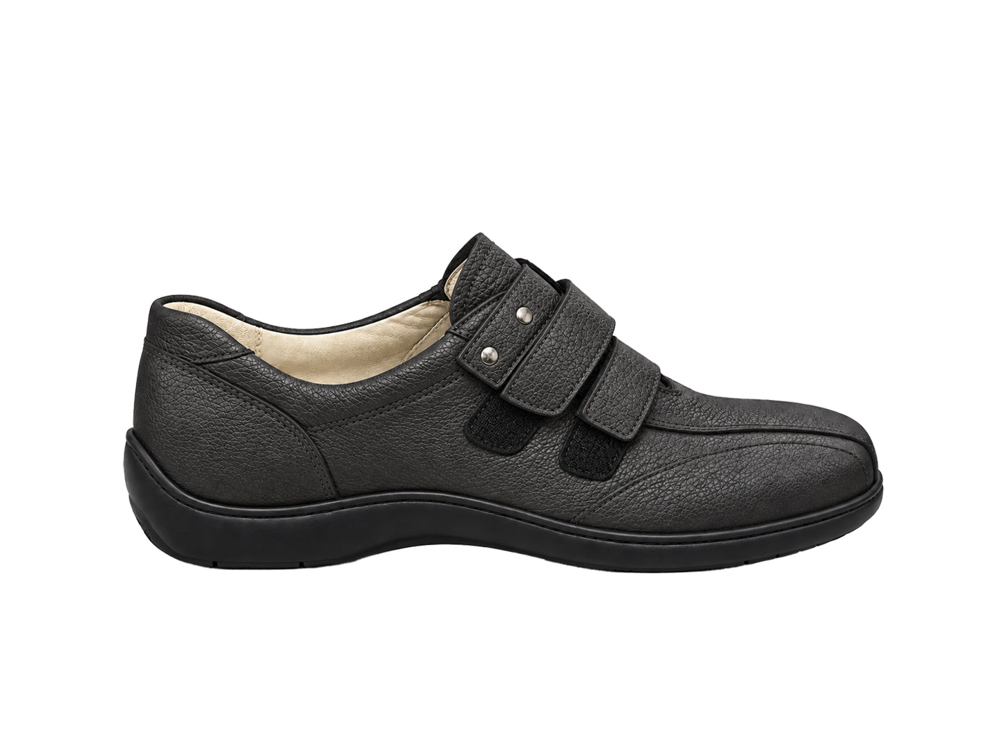 'Henni' Zapato con tiras anchas (H) para mujer - gris oscuro