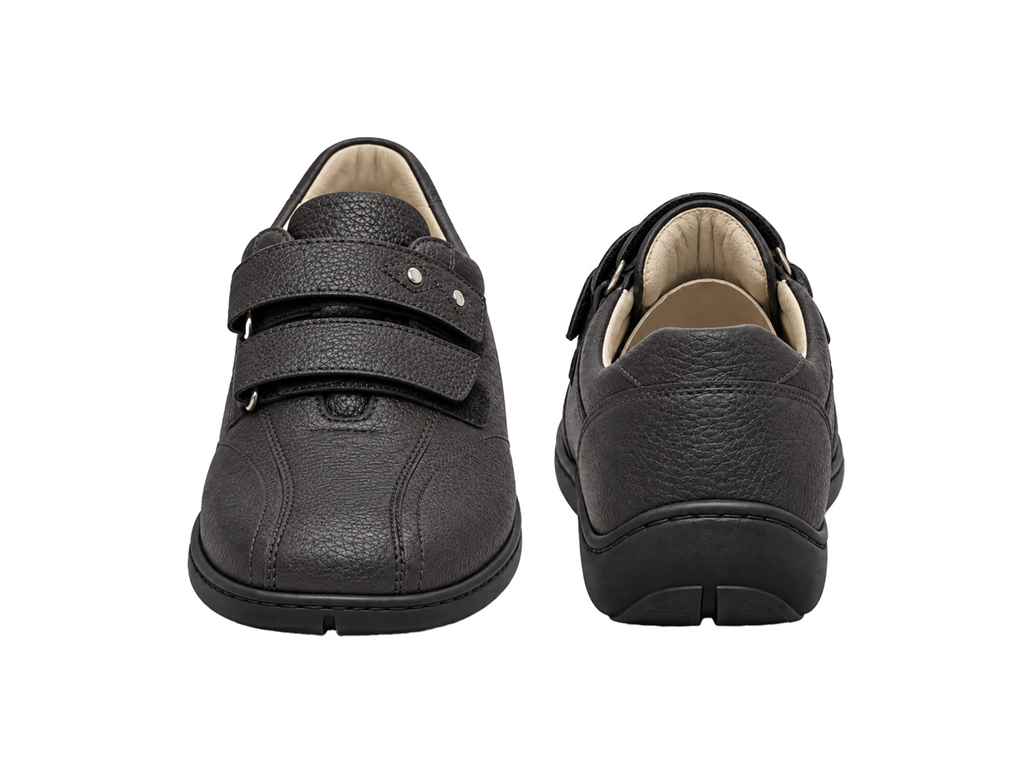 'Henni' Zapato con tiras anchas (H) para mujer - gris oscuro