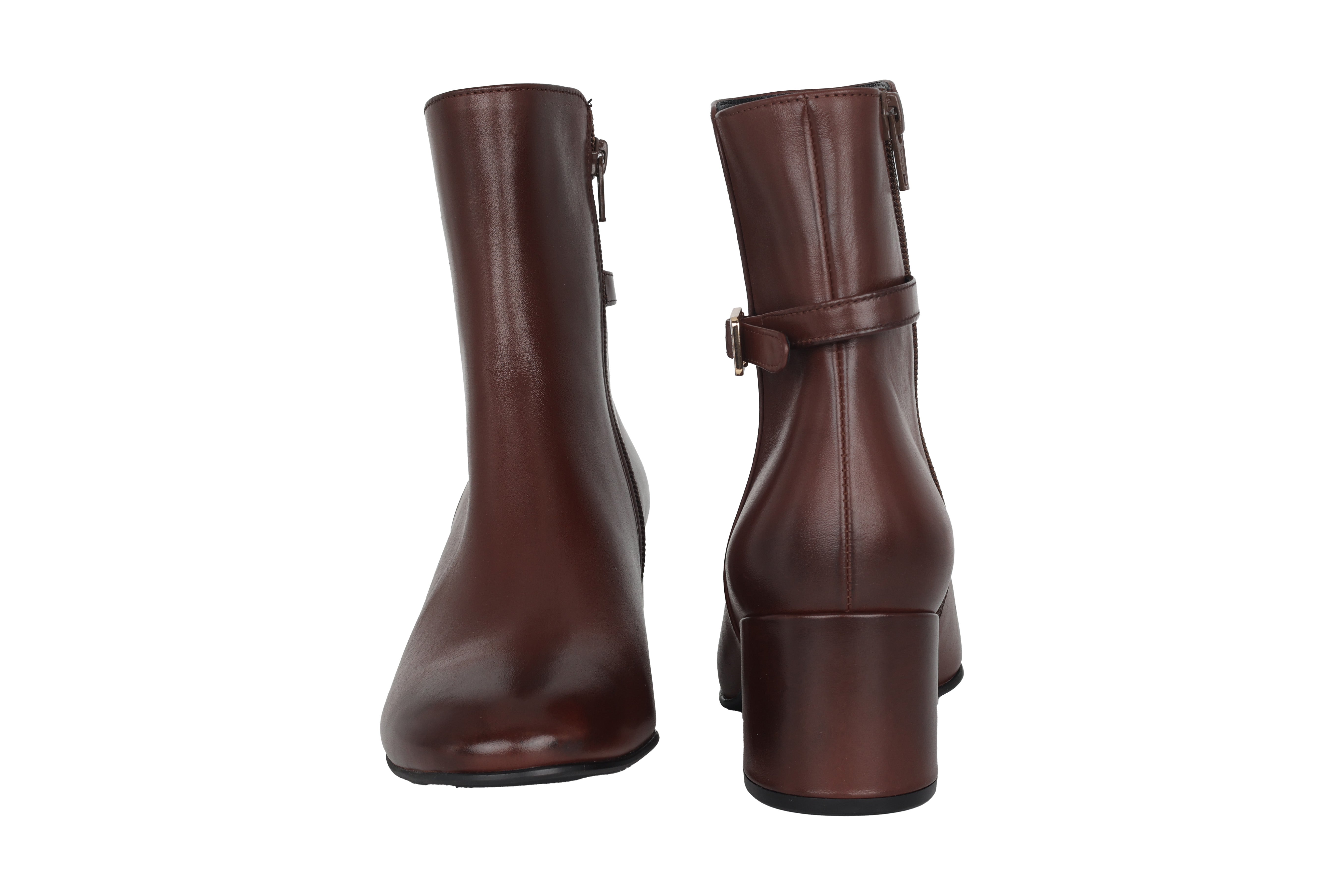 'Ella' women´s heeled boot - Brown
