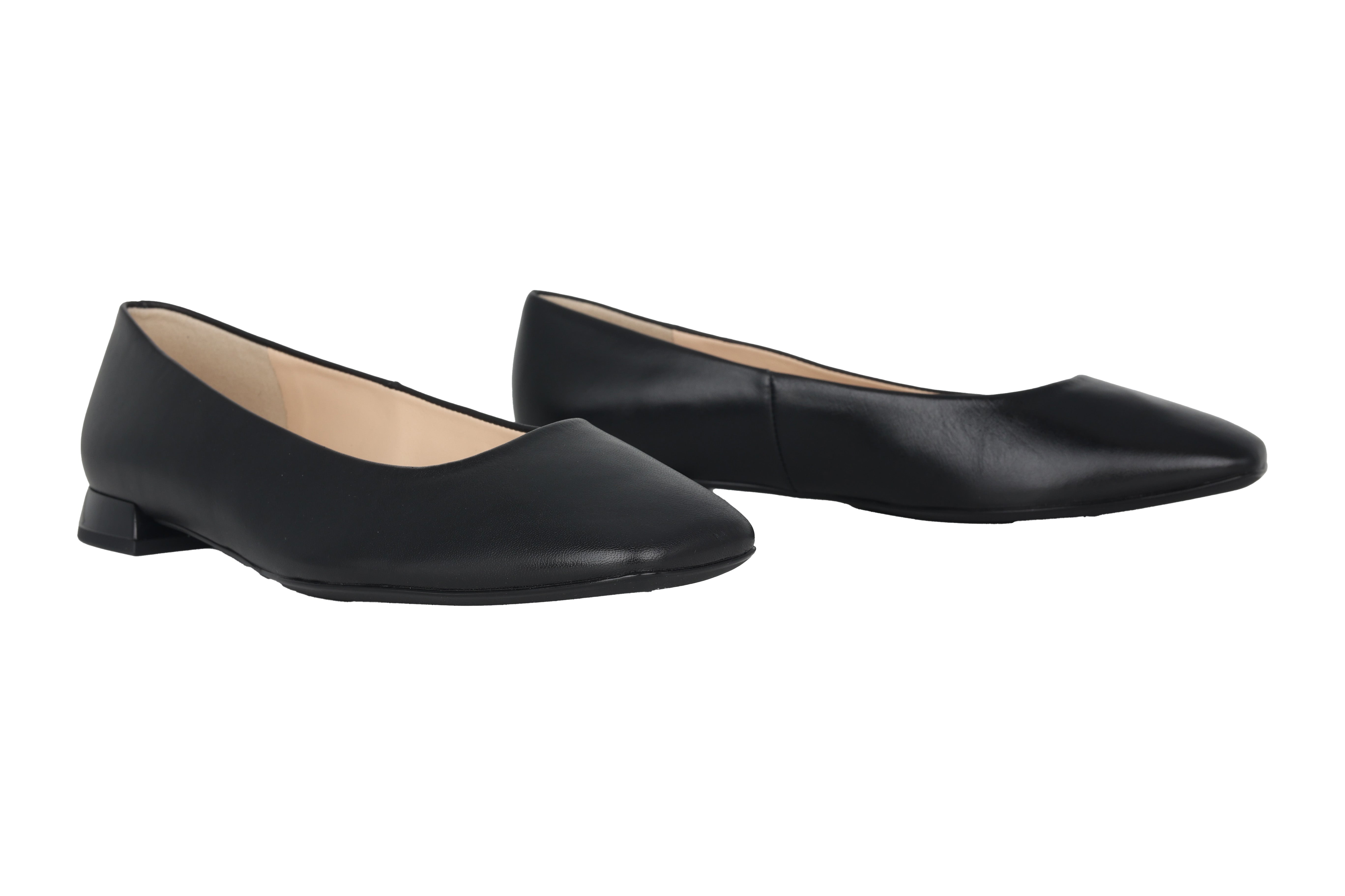 'Squared 10' women's ballerina pump - Black