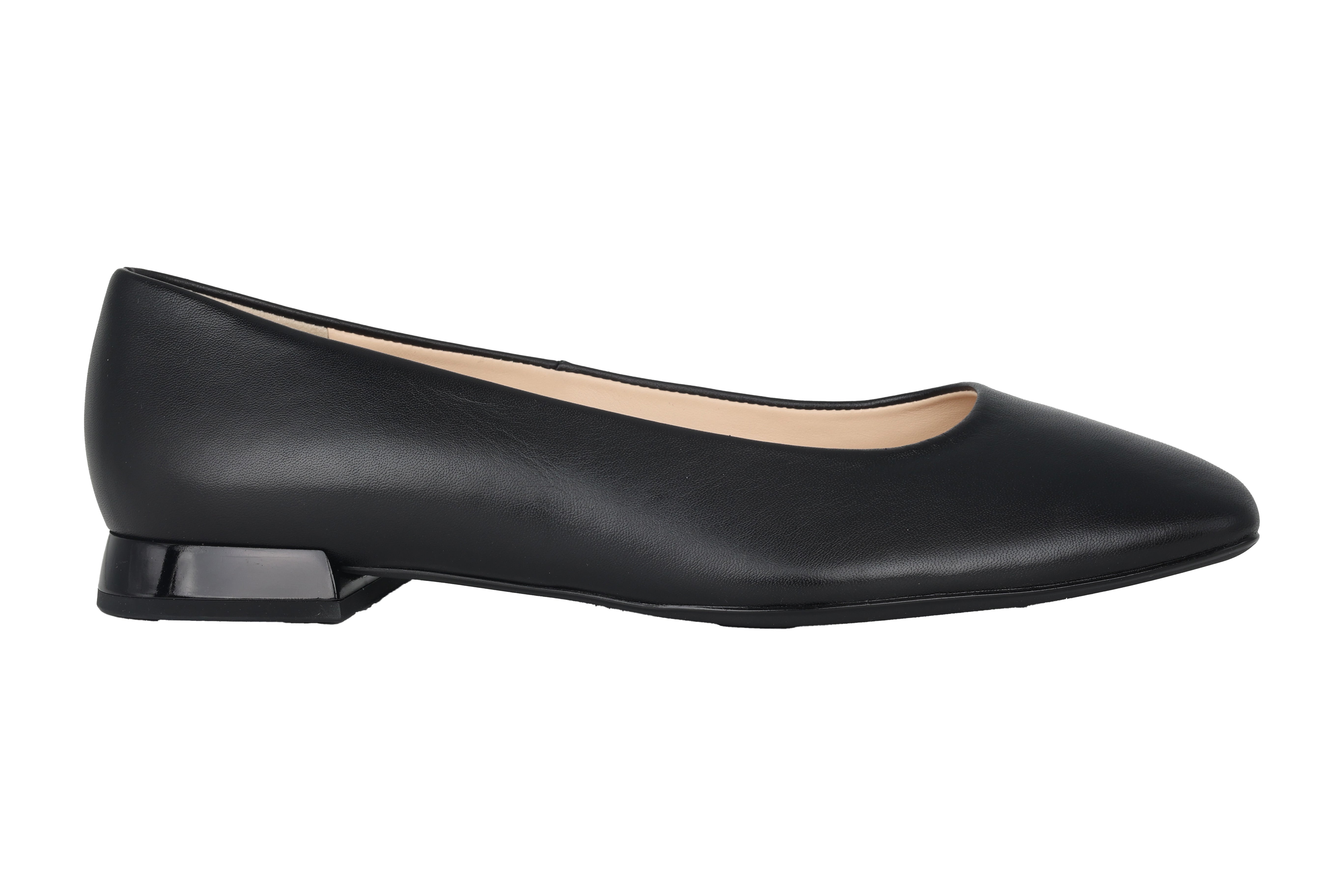 'Squared 10' women's ballerina pump - Black