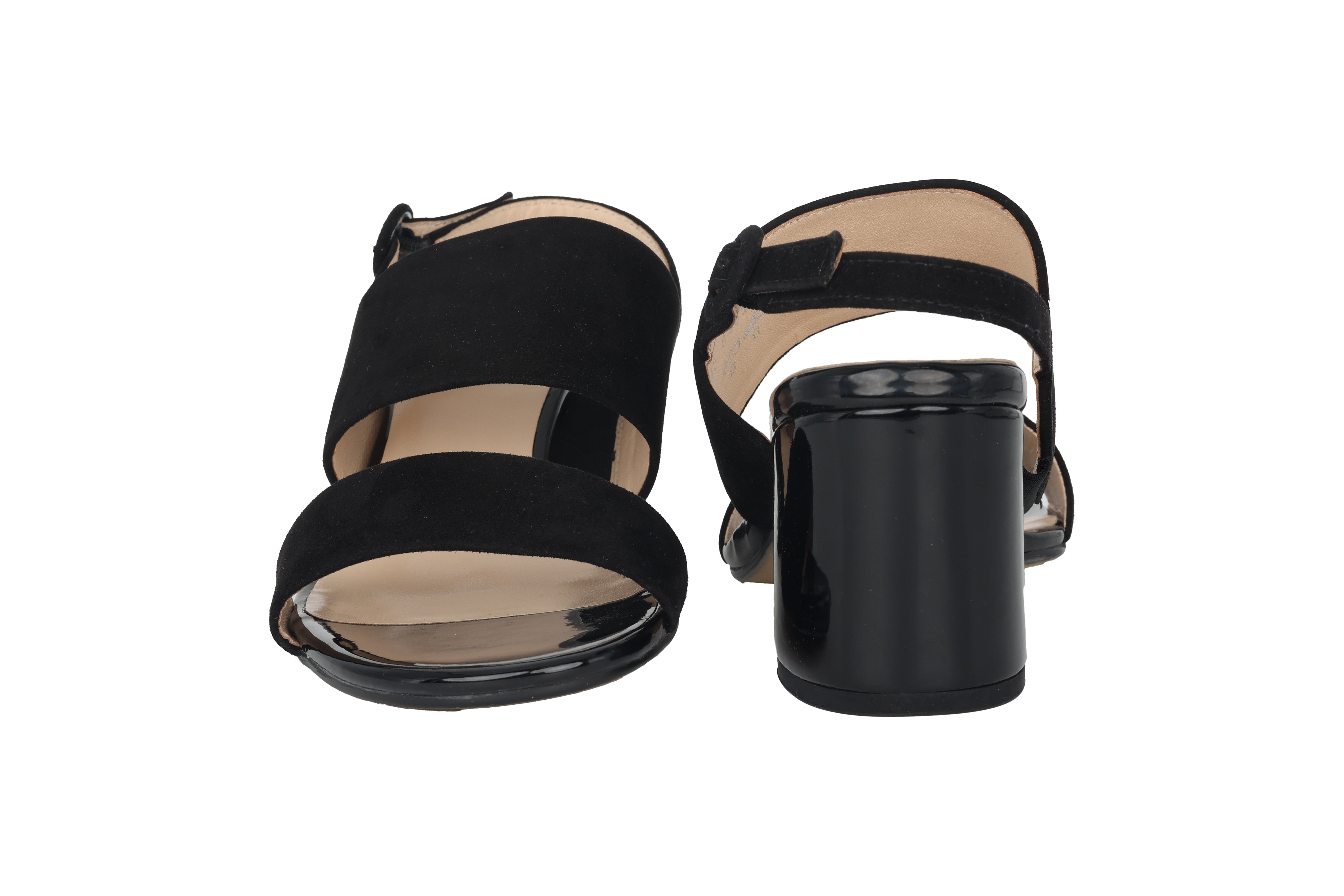 Elegante Damensandale 'Pure' - Schwarz