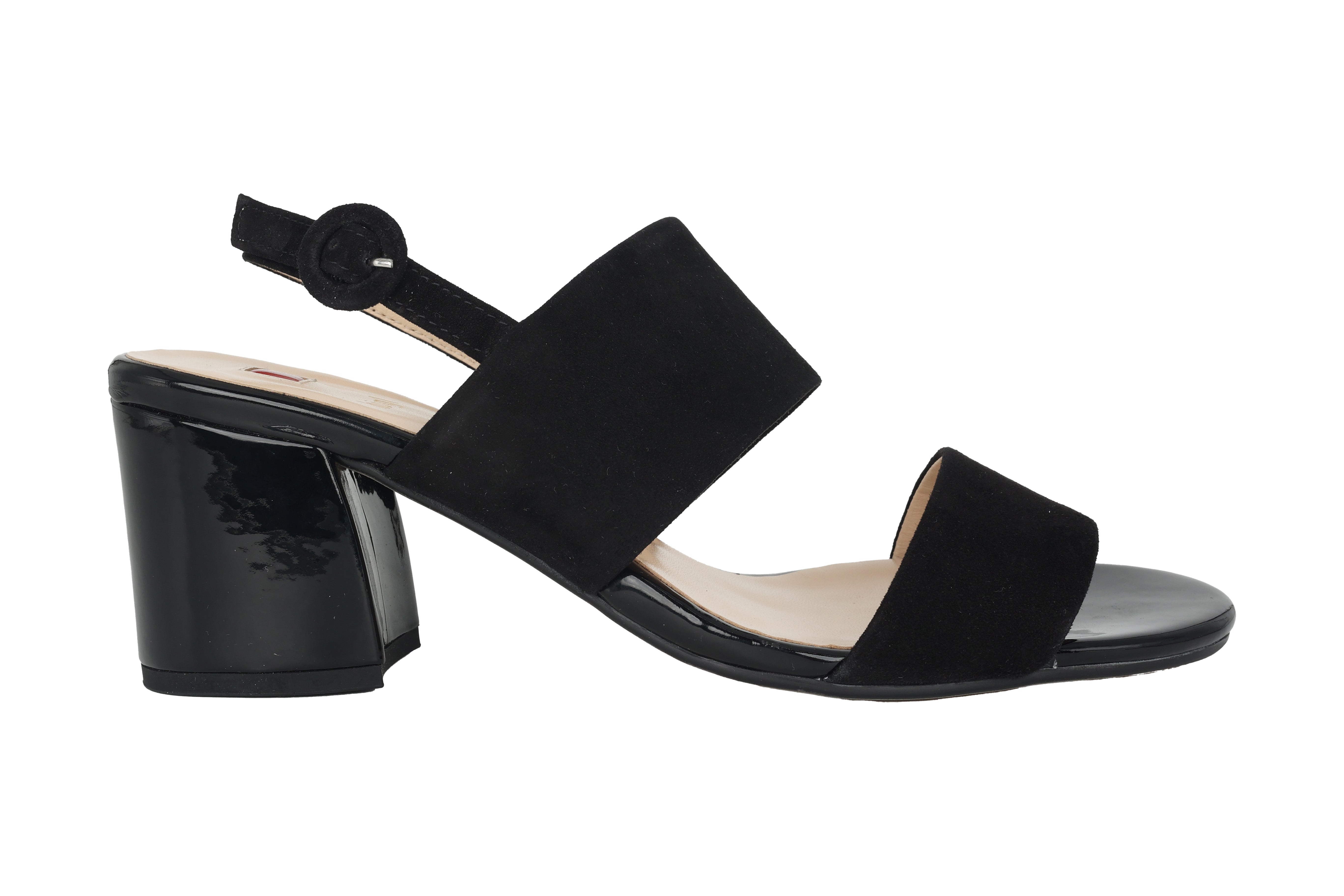 Elegante Damensandale 'Pure' - Schwarz