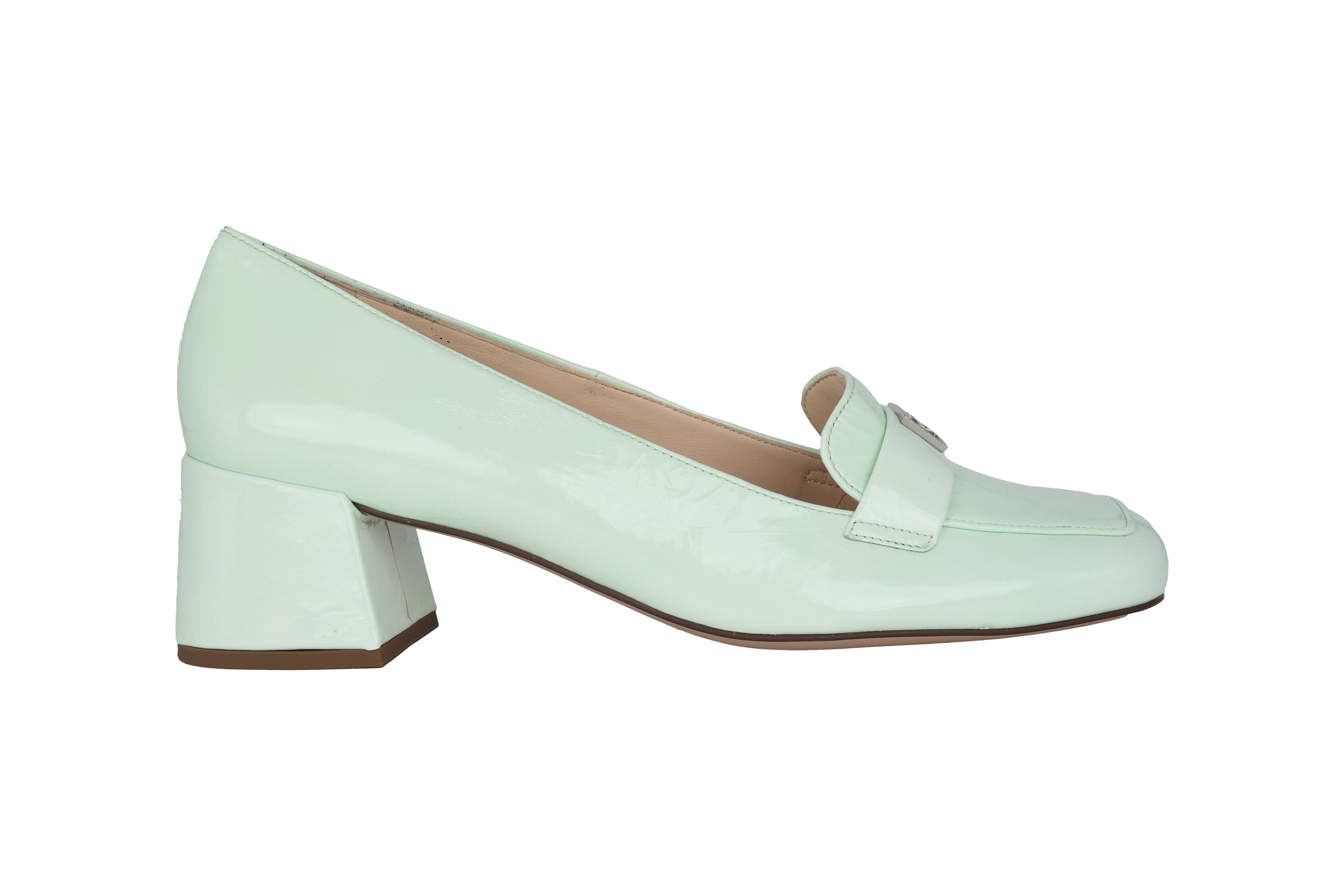 'Helen' women's pump - Green patent