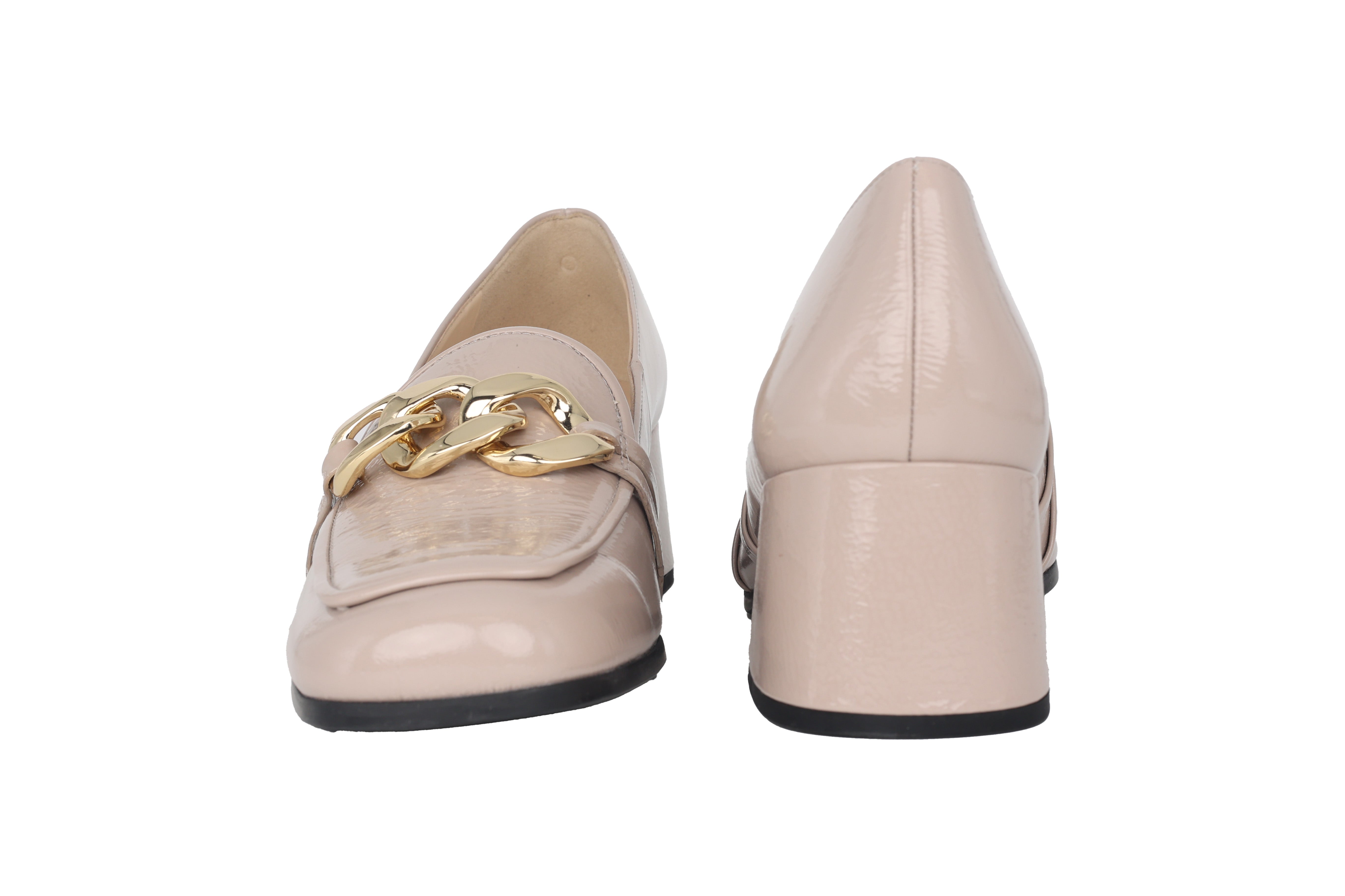 Damenpumps 'Ally' - beiges Lackleder