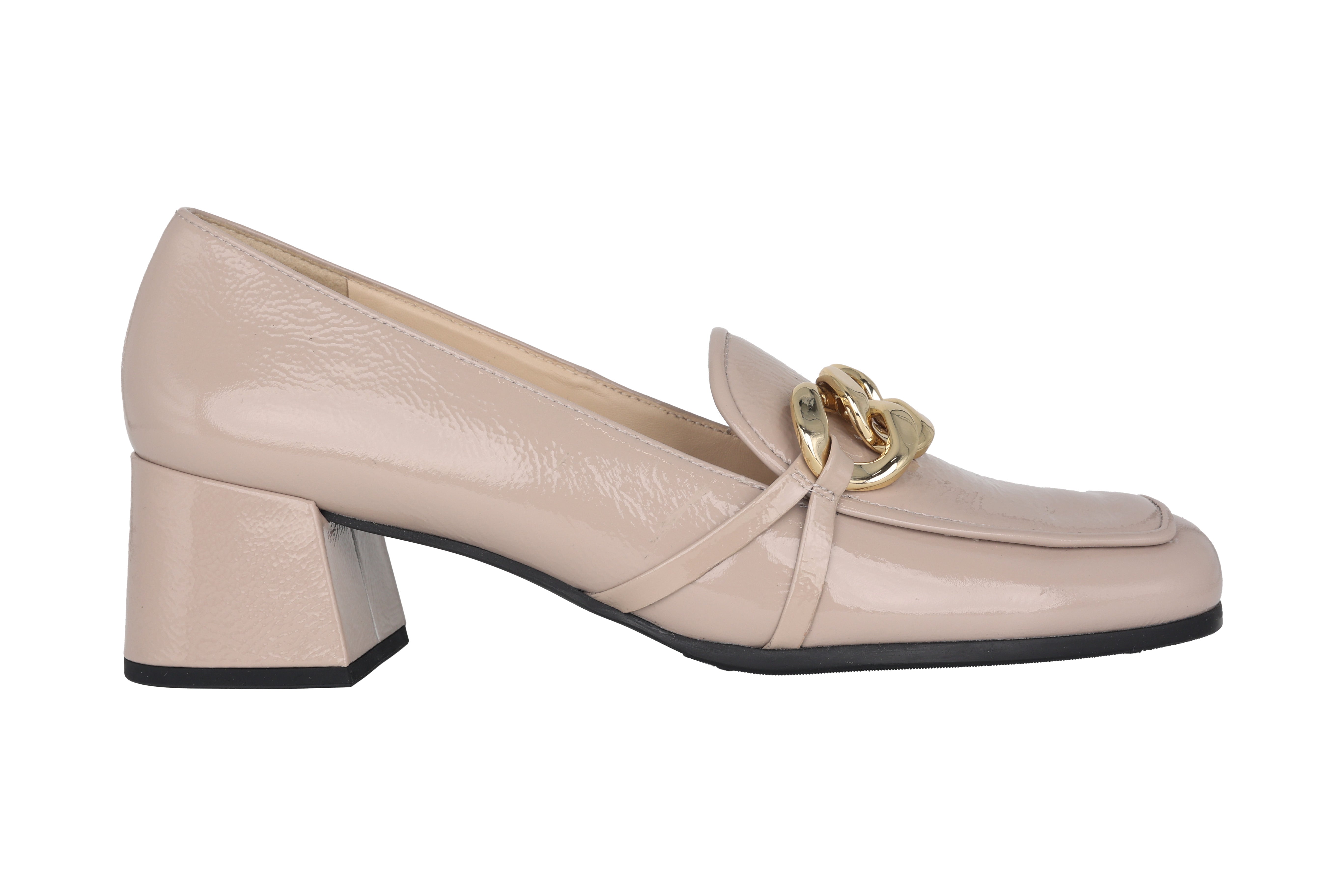 Damenpumps 'Ally' - beiges Lackleder