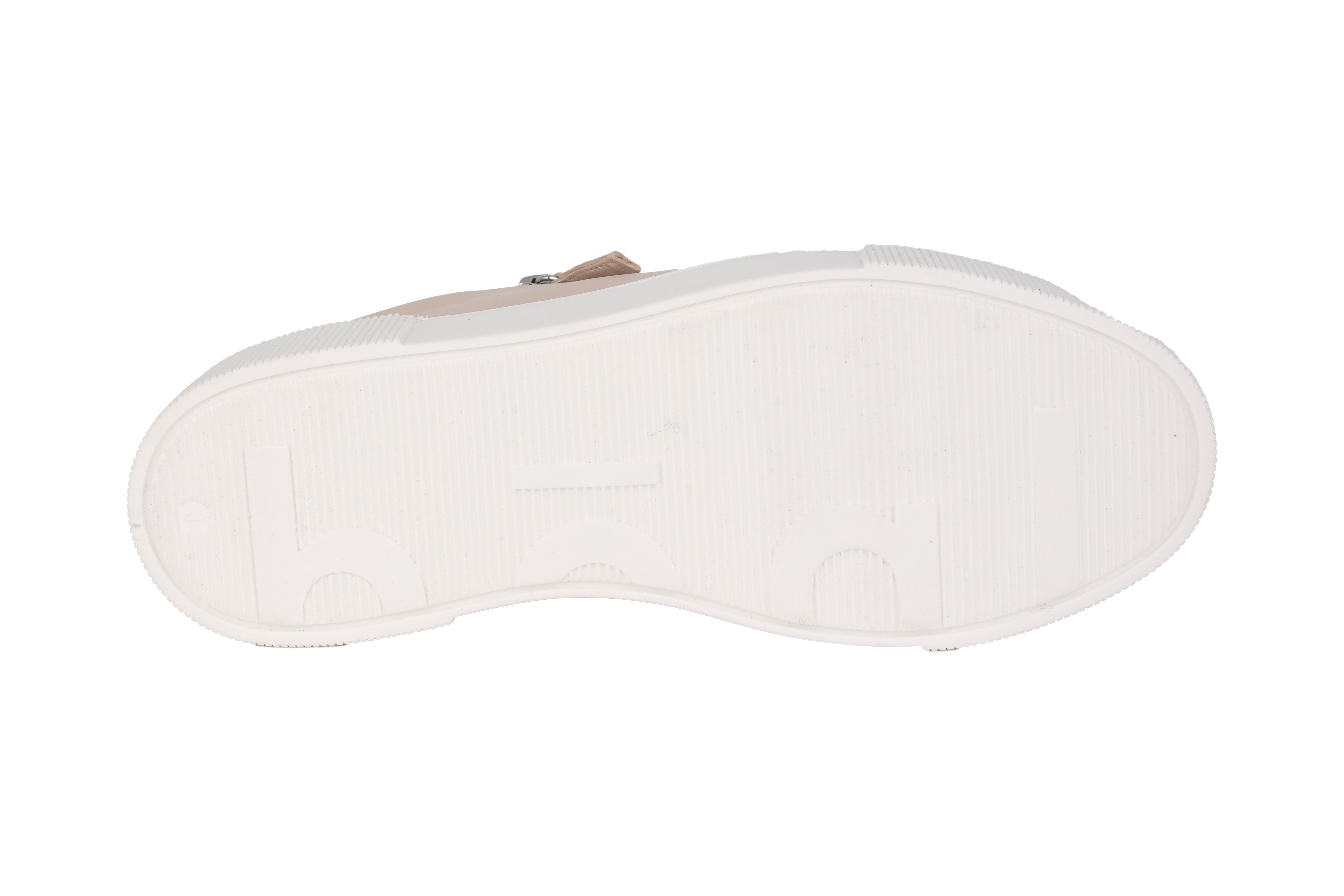 Scarpe sneaker con lacci e zip da donna 'Comfy' - Beige