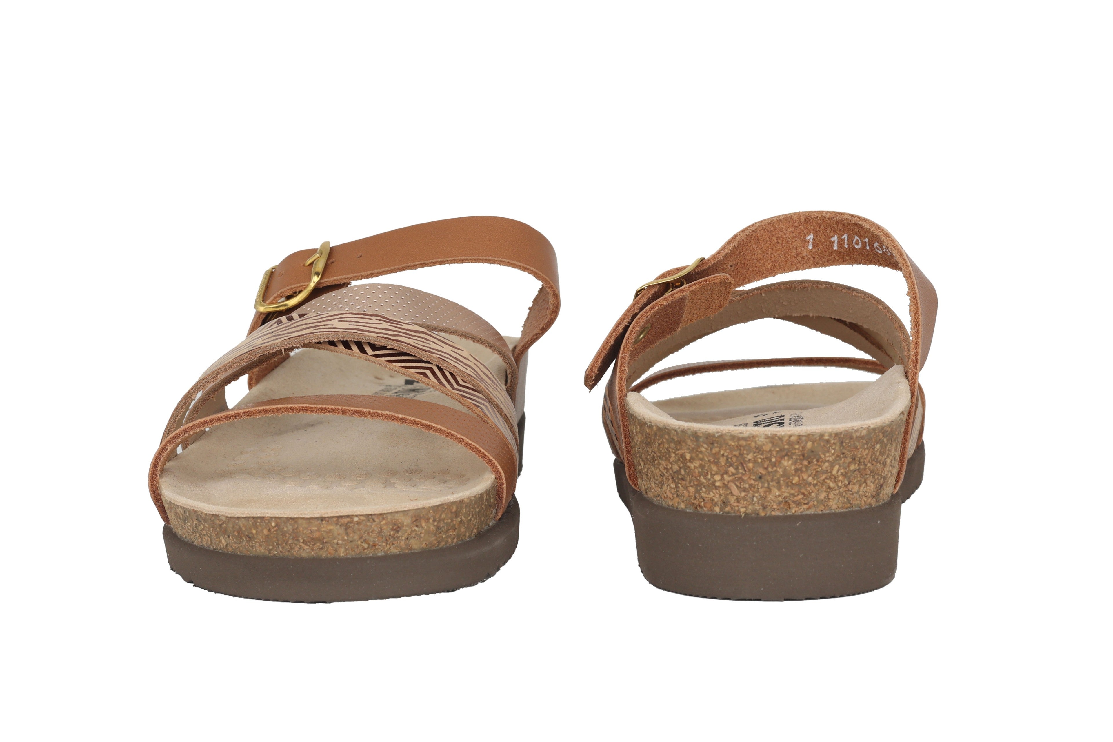 'Huleda' damsandal - brun blandning