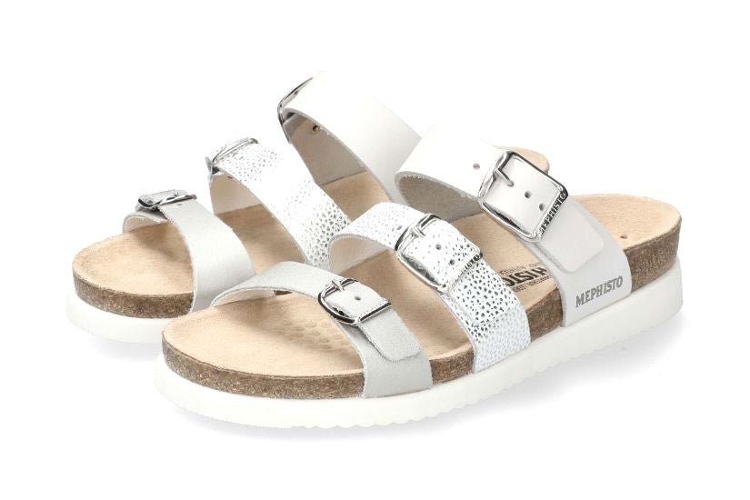 'Hyacinta' women's strap slide sandal - silver - Chaplinshoes'Hyacinta' women's strap slide sandal - silverMephisto