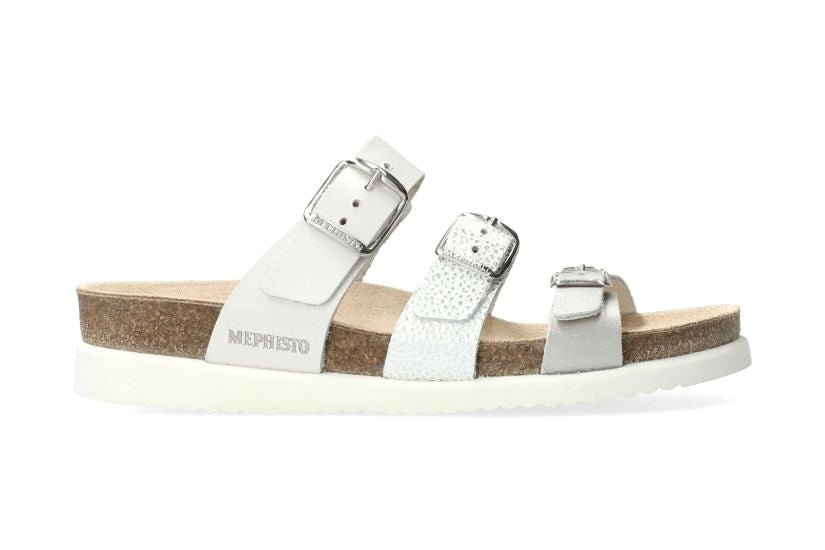 'Hyacinta' women's strap slide sandal - silver - Chaplinshoes'Hyacinta' women's strap slide sandal - silverMephisto
