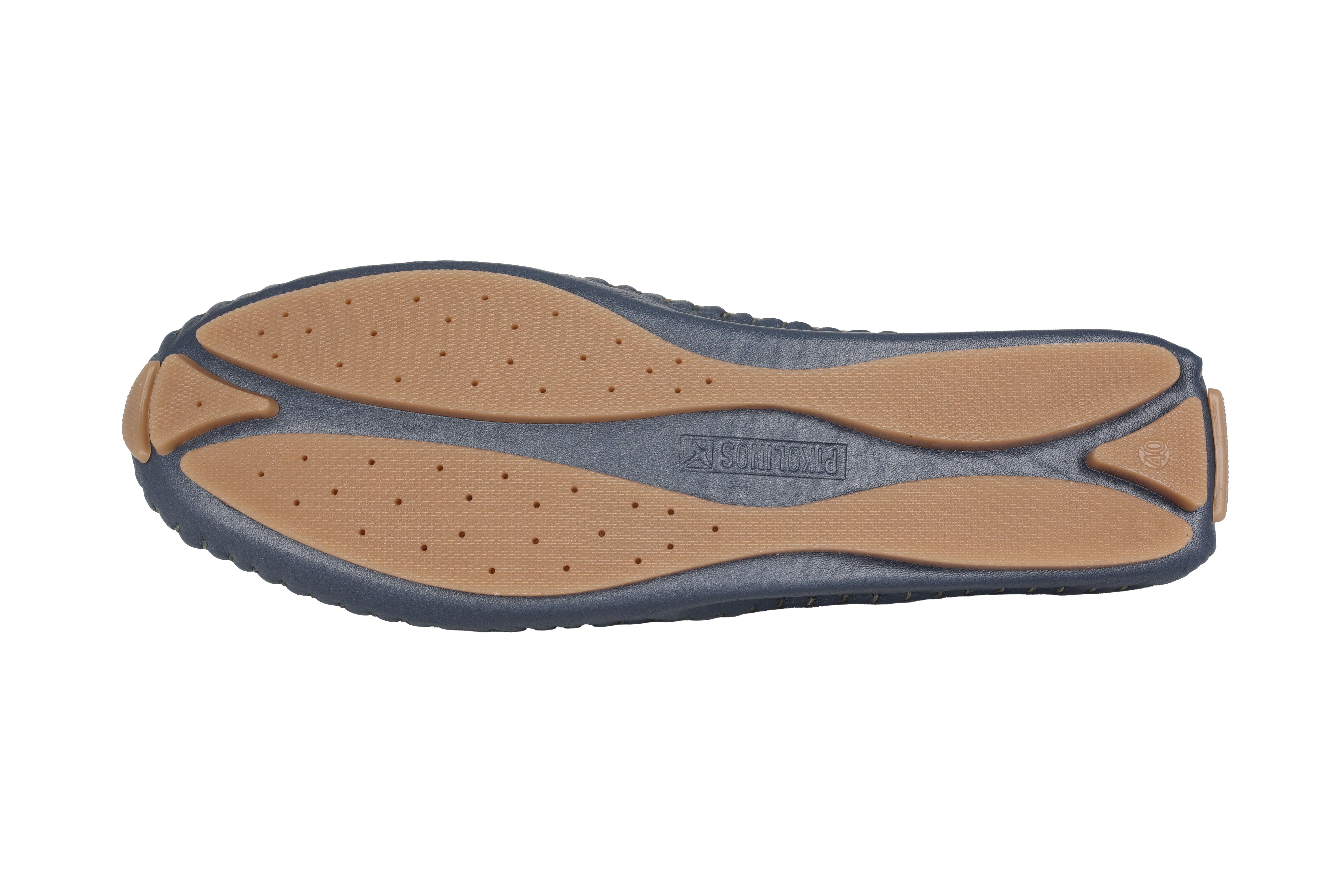 Perforierter Sommerloafer 'Jerez' für Damen – blau