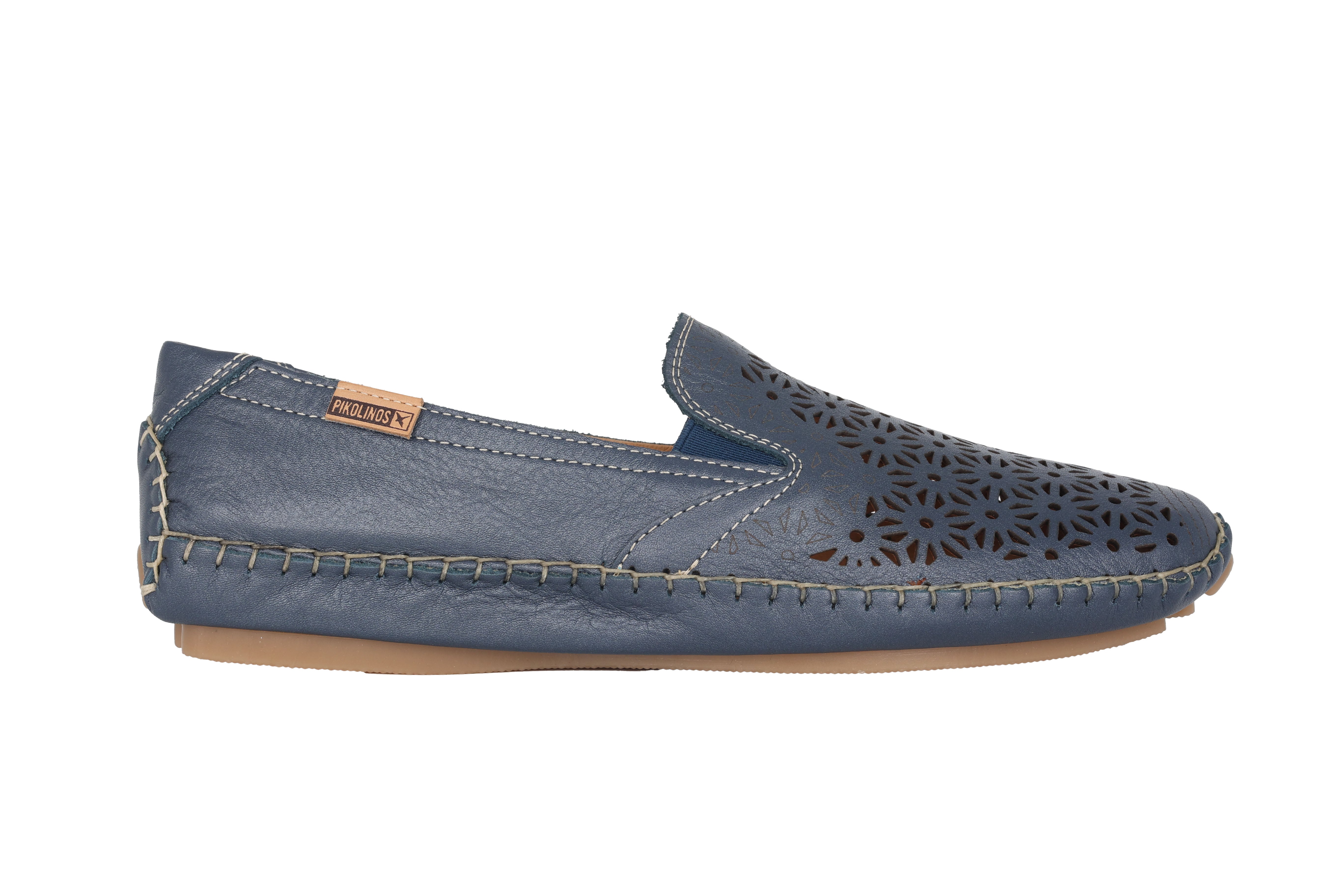 Perforierter Sommerloafer 'Jerez' für Damen – blau