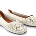 'Jerez' women's perforated loafer - Off white - Chaplinshoes'Jerez' women's perforated loafer - Off whitePikolinos