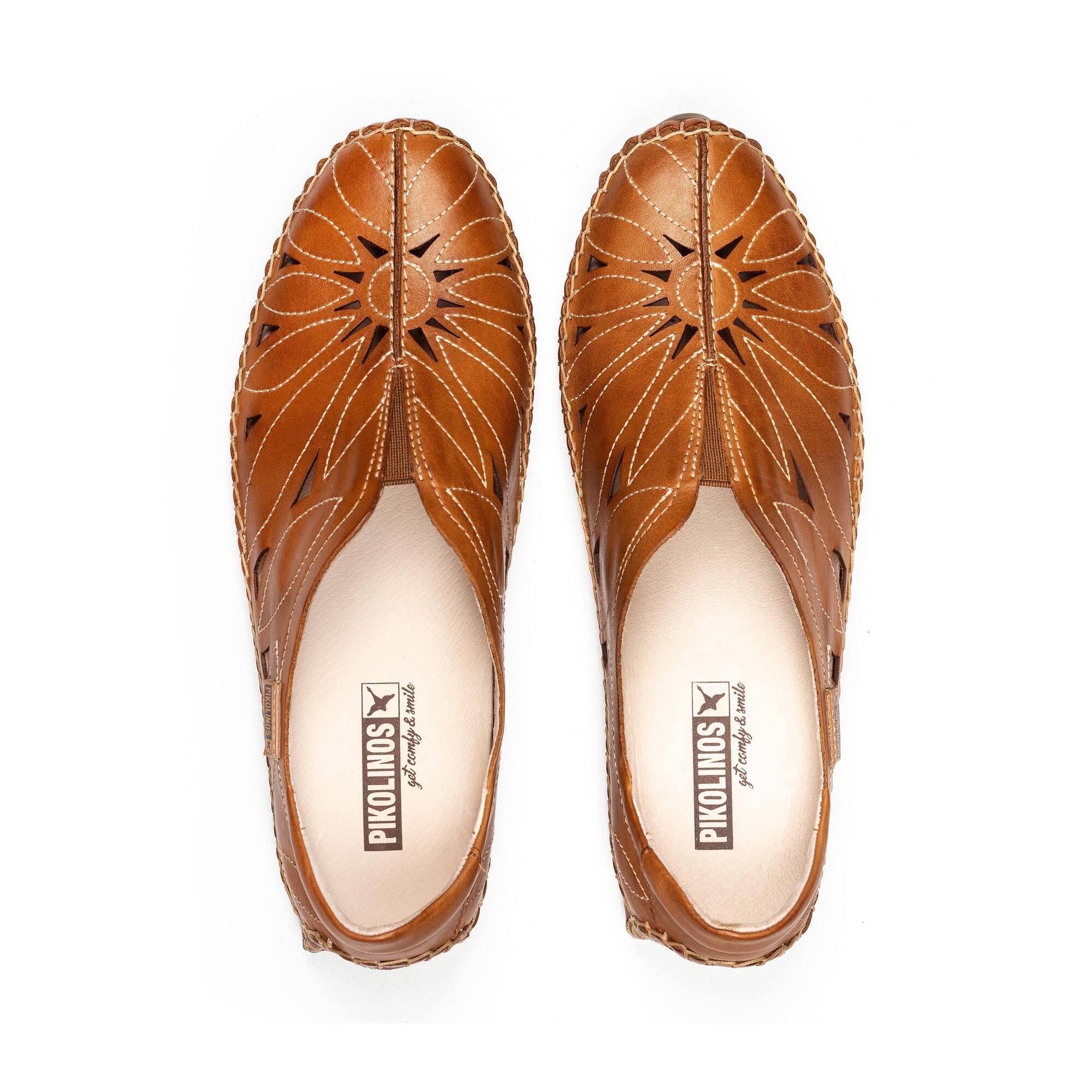 'Jerez' women's perforated summer loafer - brown - Chaplinshoes'Jerez' women's perforated summer loafer - brownPikolinos