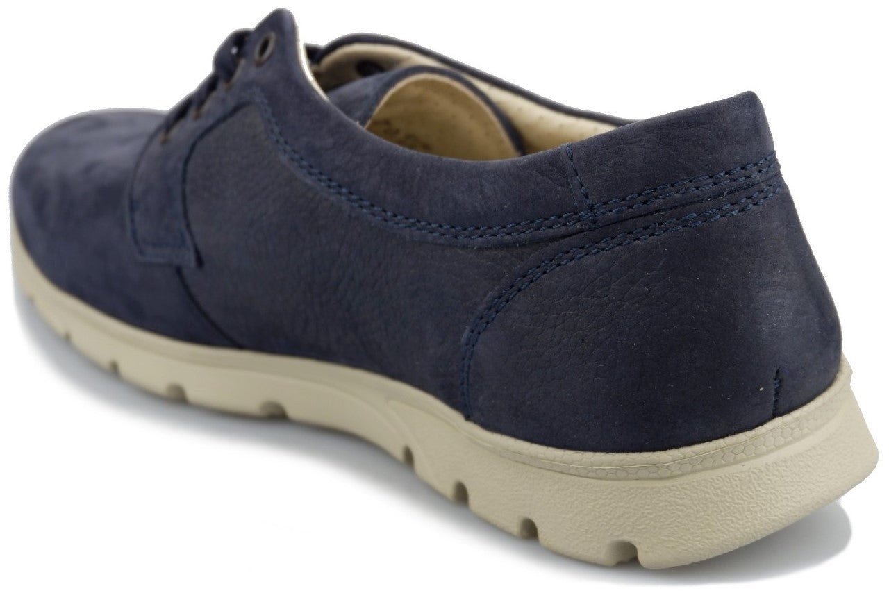'Kilian' men's wide fit (H) ergonomic shoe - Blue - Chaplinshoes'Kilian' men's wide fit (H) ergonomic shoe - BlueMephisto