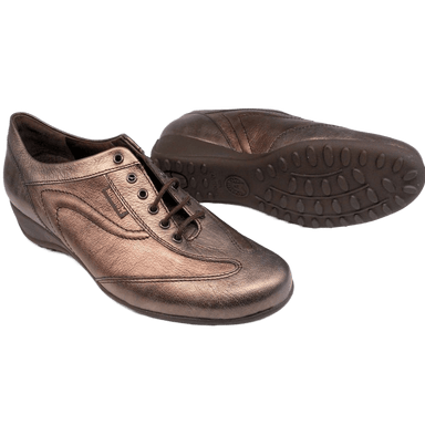 "LECCIA" women's lace - up sneaker - Bronze - Chaplinshoes"LECCIA" women's lace - up sneaker - BronzeMephisto