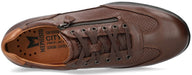 'Leon' herrspets - sneaker med dragkedja - Brun - Chaplinshoes'Leon' herrspets - sneaker med dragkedja - BrownMephisto
