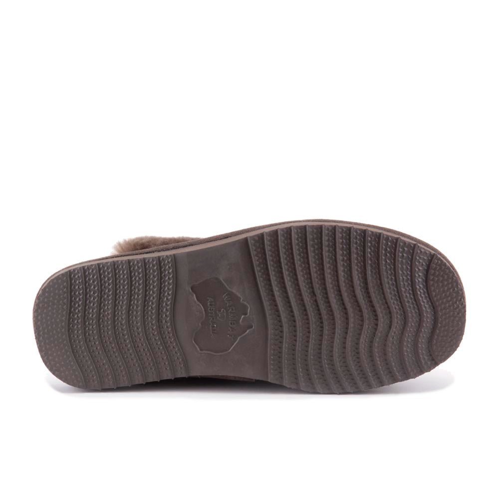 Warmgevoerde damesslipper 'Lismore' - Grijs - ChaplinshoesWarmgevoerde damesslipper 'Lismore' - GreyWarmbat