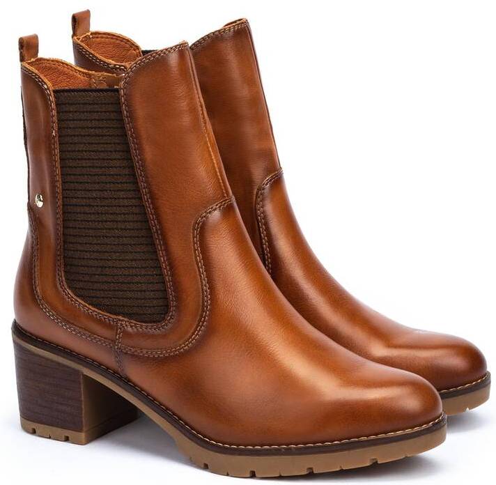 'Llanes W7H' women zipper boot - Brown brandy - Chaplinshoes'Llanes W7H' women zipper boot - Brown brandyPikolinos