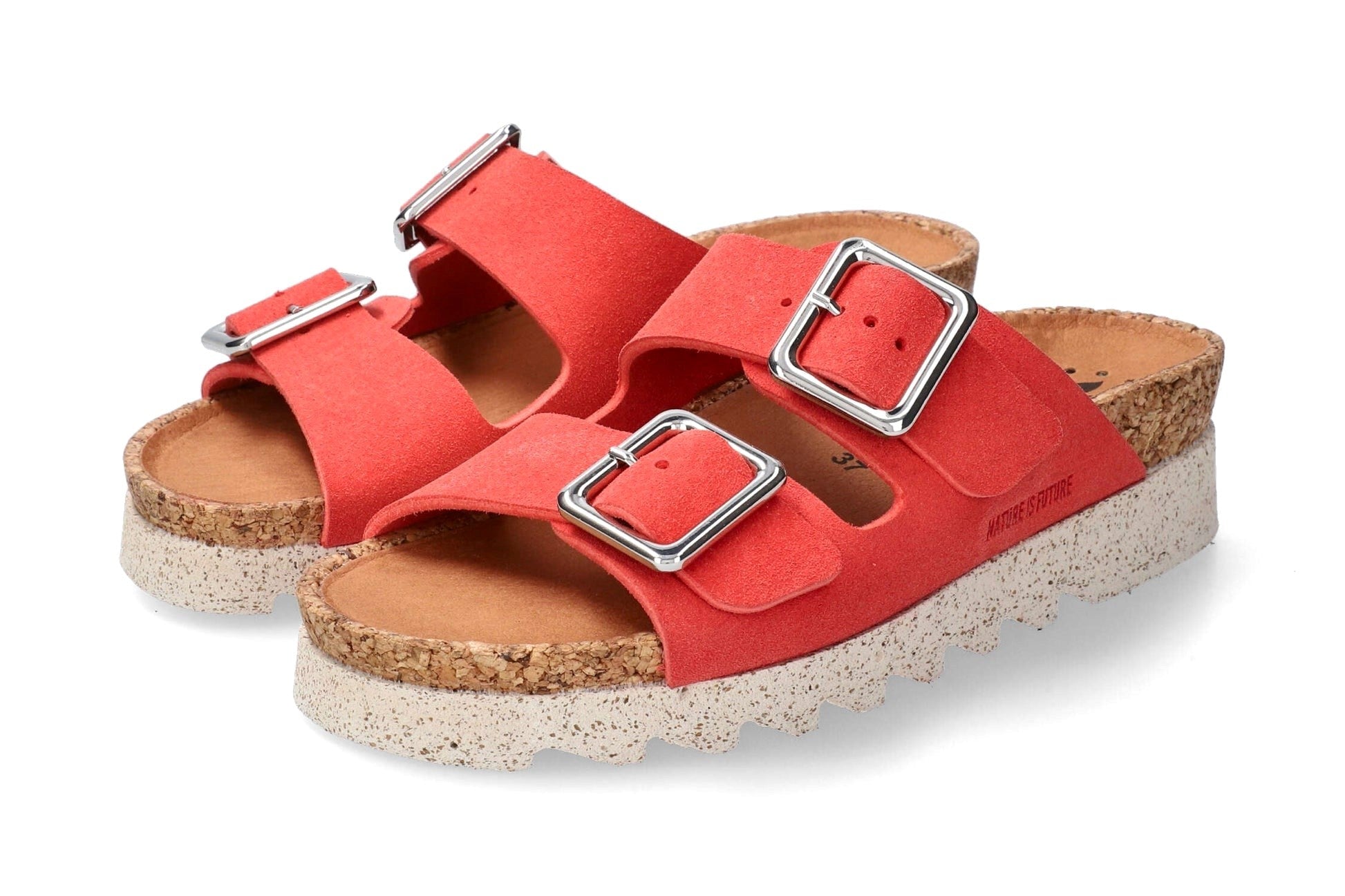 'Maelia' women's NATURE IS FUTURE slide sandal - red - Chaplinshoes'Maelia' women's NATURE IS FUTURE slide sandal - redMephisto