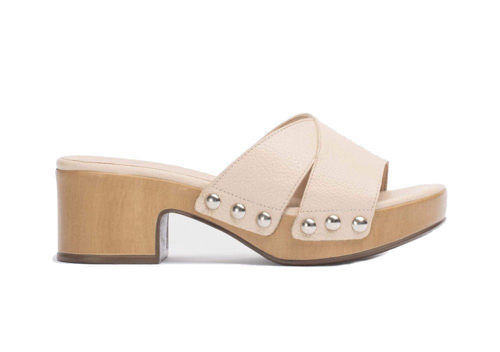 Damesslippersandaal 'Marta' - beige - ChaplinshoesDamesslippersandaal 'Marta' - beigeWonders