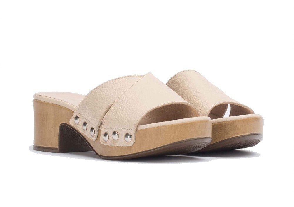 Damesslippersandaal 'Marta' - beige - ChaplinshoesDamesslippersandaal 'Marta' - beigeWonders
