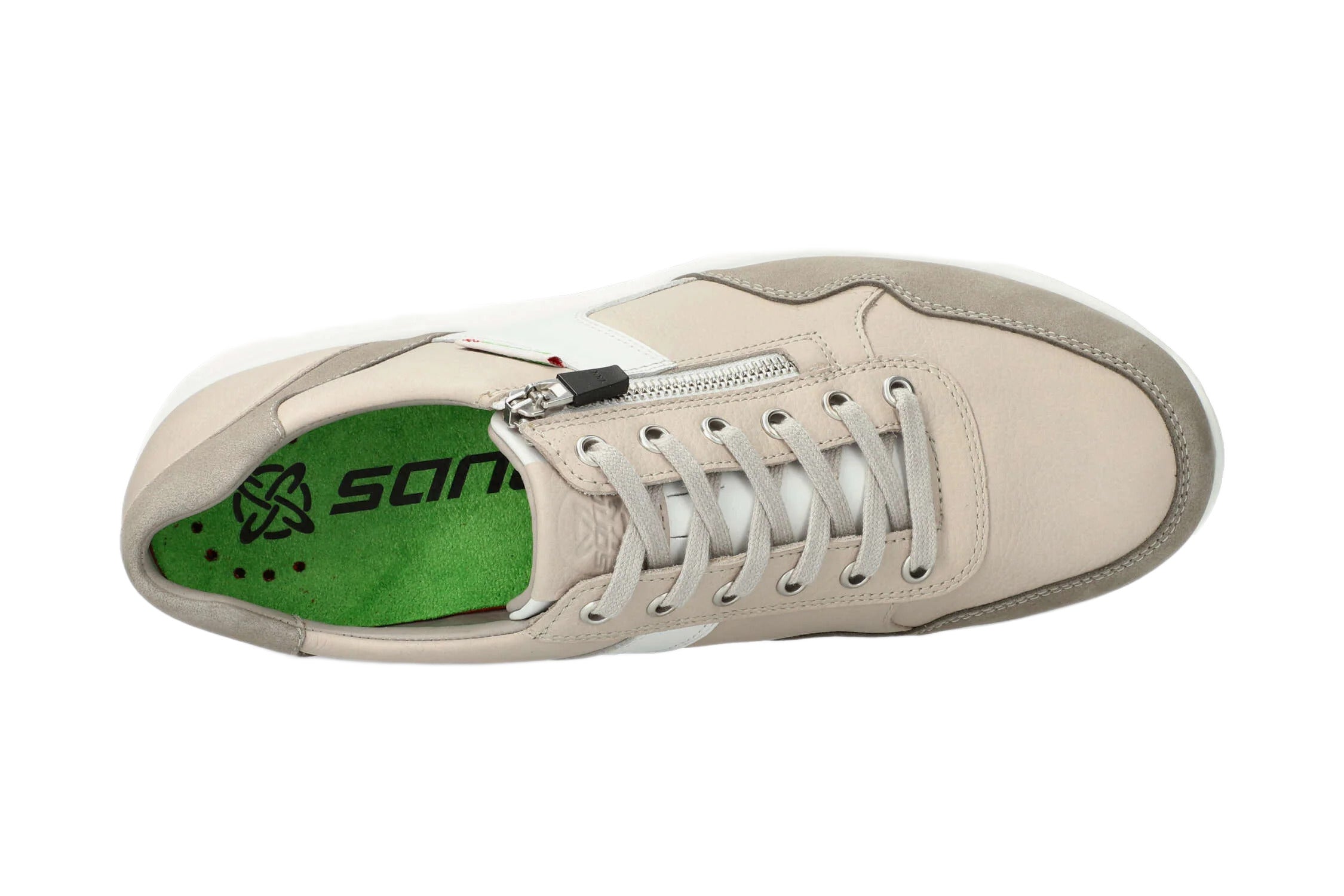 'Amory' mænds walking rolling wide fit (H) sneaker - grå