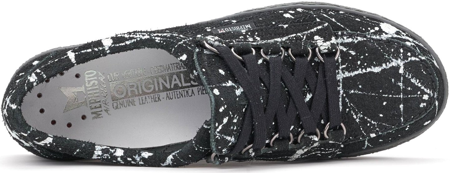 Mephisto LADY dame snøresko - sort storm ruskind - ChaplinshoesMephisto LADY dame snøresko - sort storm ruskindMephisto